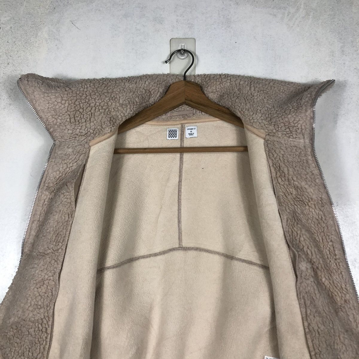 Japanese Brand 📌VINTAHE BOMBER JACKET FLEECE HIGH COLLAR UNIQLO UNDERCOVER Size US M / EU 48-50 / 2 - 16 Thumbnail