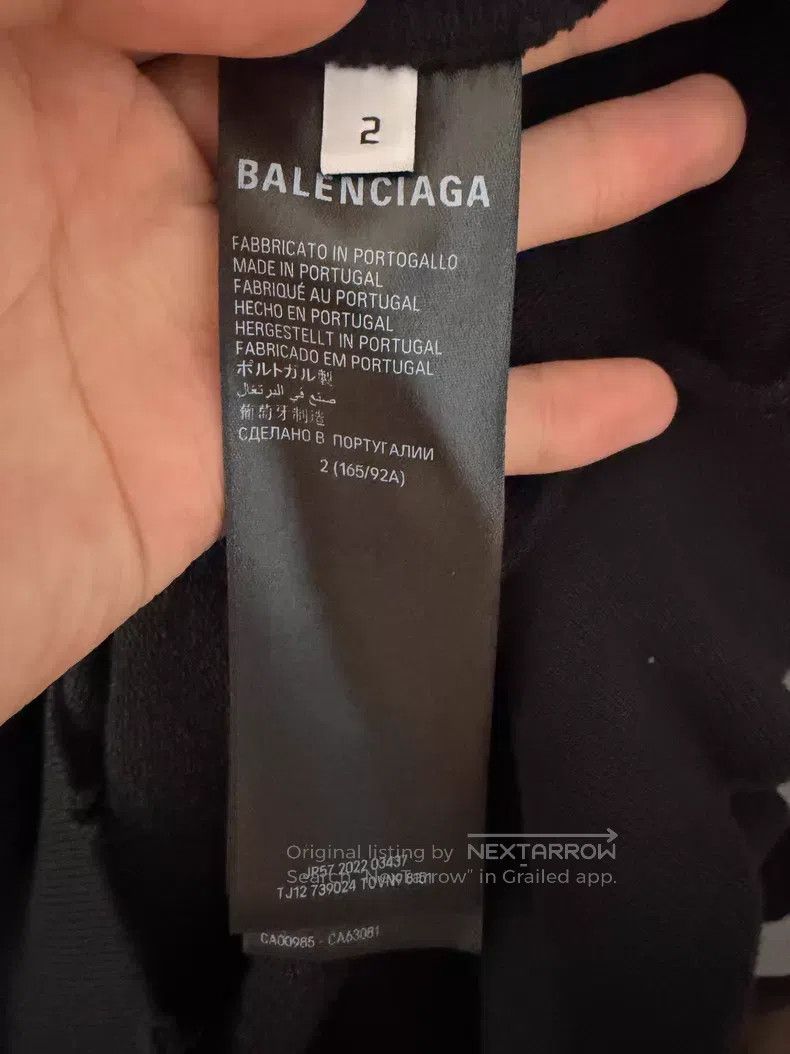 Balenciaga Balenciaga Black Letter Logo Hoodie Size US M / EU 48-50 / 2 - 4 Thumbnail