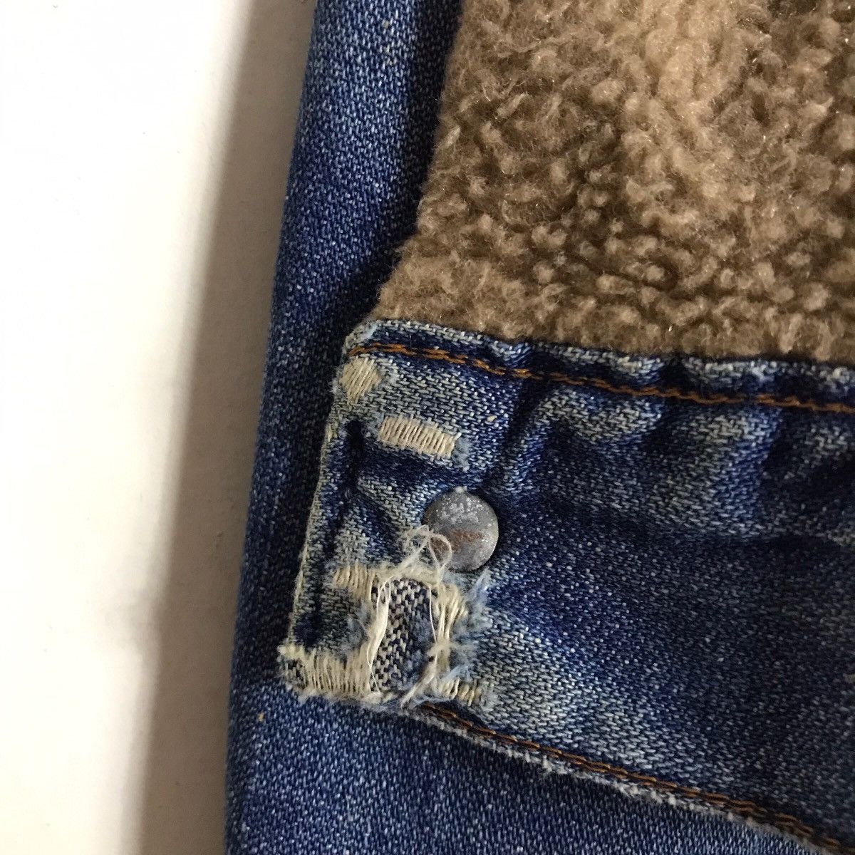 Vintage Vintage 80s Blue Bell Maverick USA Sherpa Trucker Jacket Size US M / EU 48-50 / 2 - 12 Thumbnail
