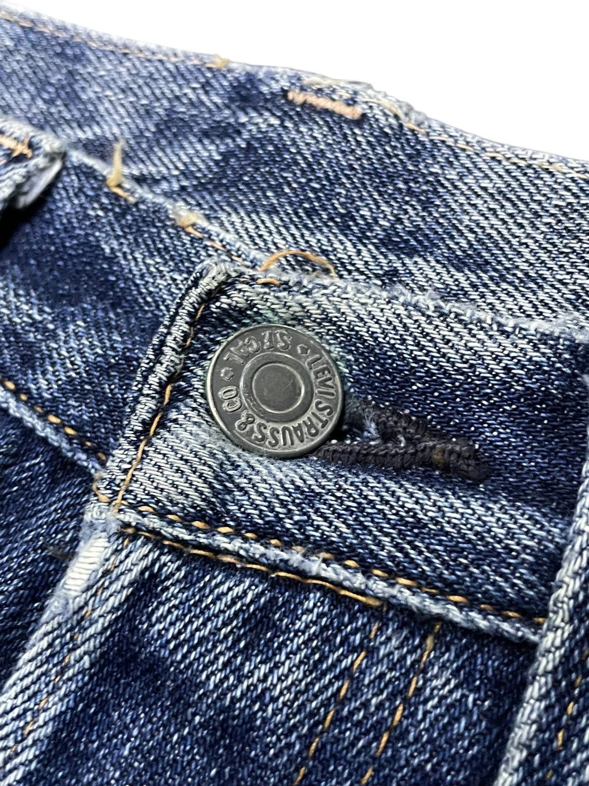 LVC × Levi's × Vintage Vintage Levis Big E 501 LVC 40s Jerky Tabs Selvedge Jeans Size US 30 / EU 46 - 14 Thumbnail