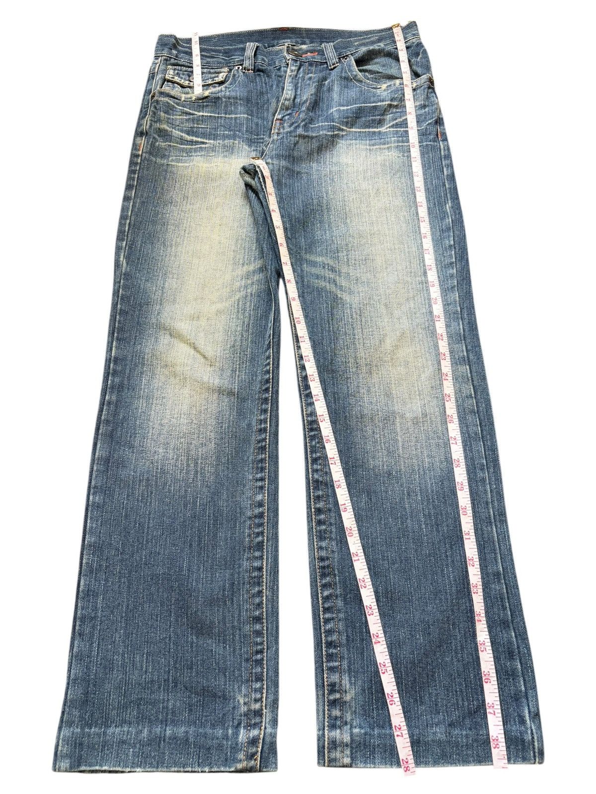Edwin Vintage Japanese Brand Mud Wash Distressed Jeans Size 31" - 6 Thumbnail