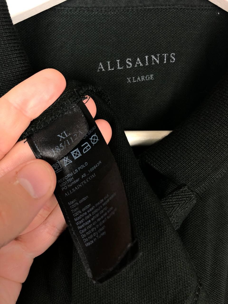 Allsaints Allsaints Longsleeve Pullover Jumper Embroidered Logo Black Size US XL / EU 56 / 4 - 8 Thumbnail
