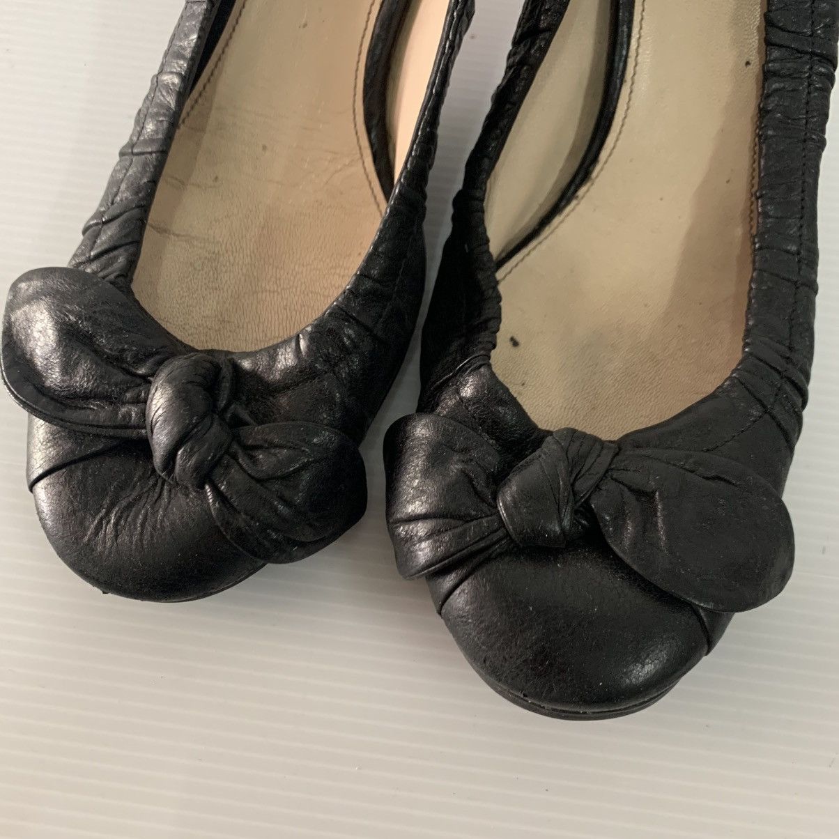 Prada Prada Leather Heels Size US 8 / IT 38 - 3 Thumbnail