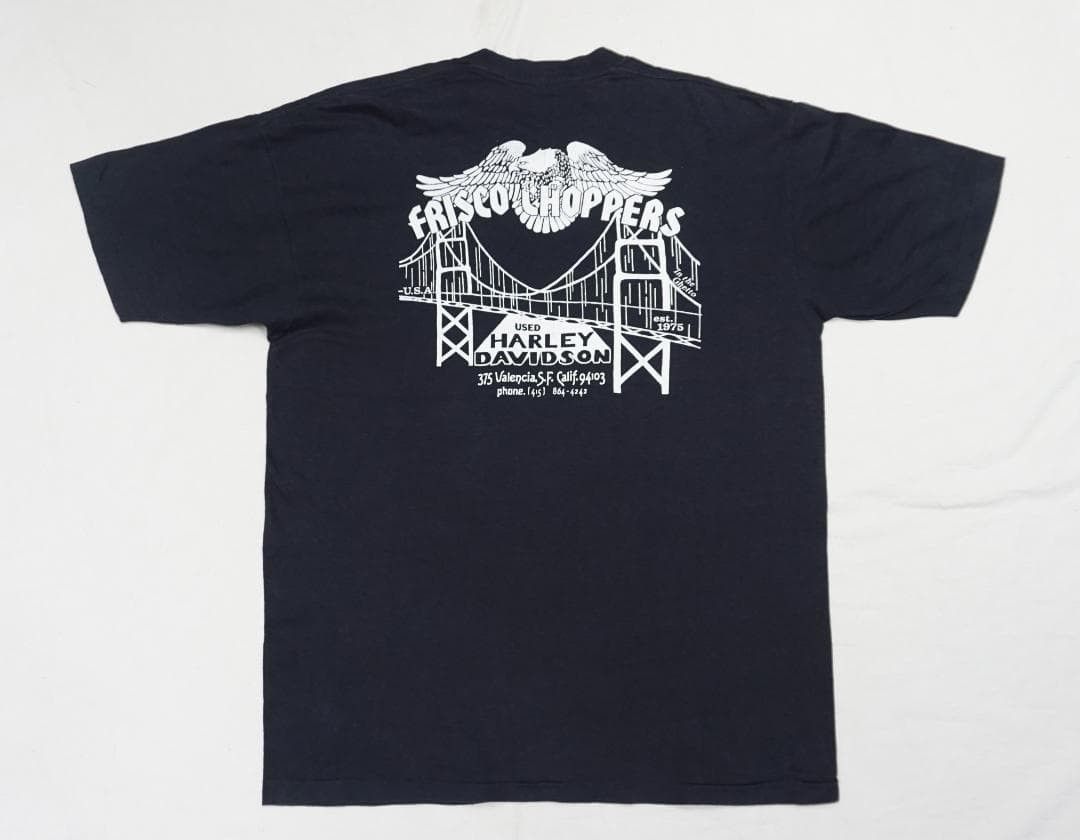 Vintage 90's Frisco Choppers Tシャツ ビンテージ Size US XXS / EU 40 - 6 Thumbnail