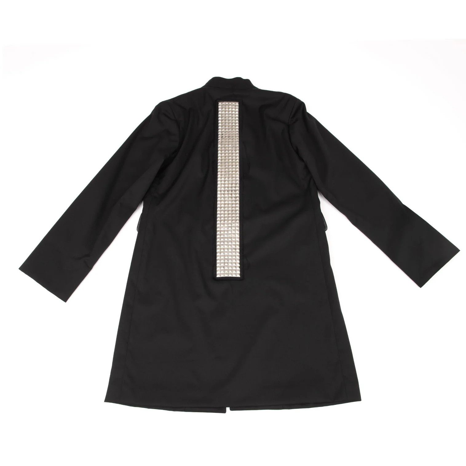 Comme des Garcons Homme Plus Wool Gabardine China Button Long Jacket Black XS Size US XS / EU 42 / 0 - 1 Preview