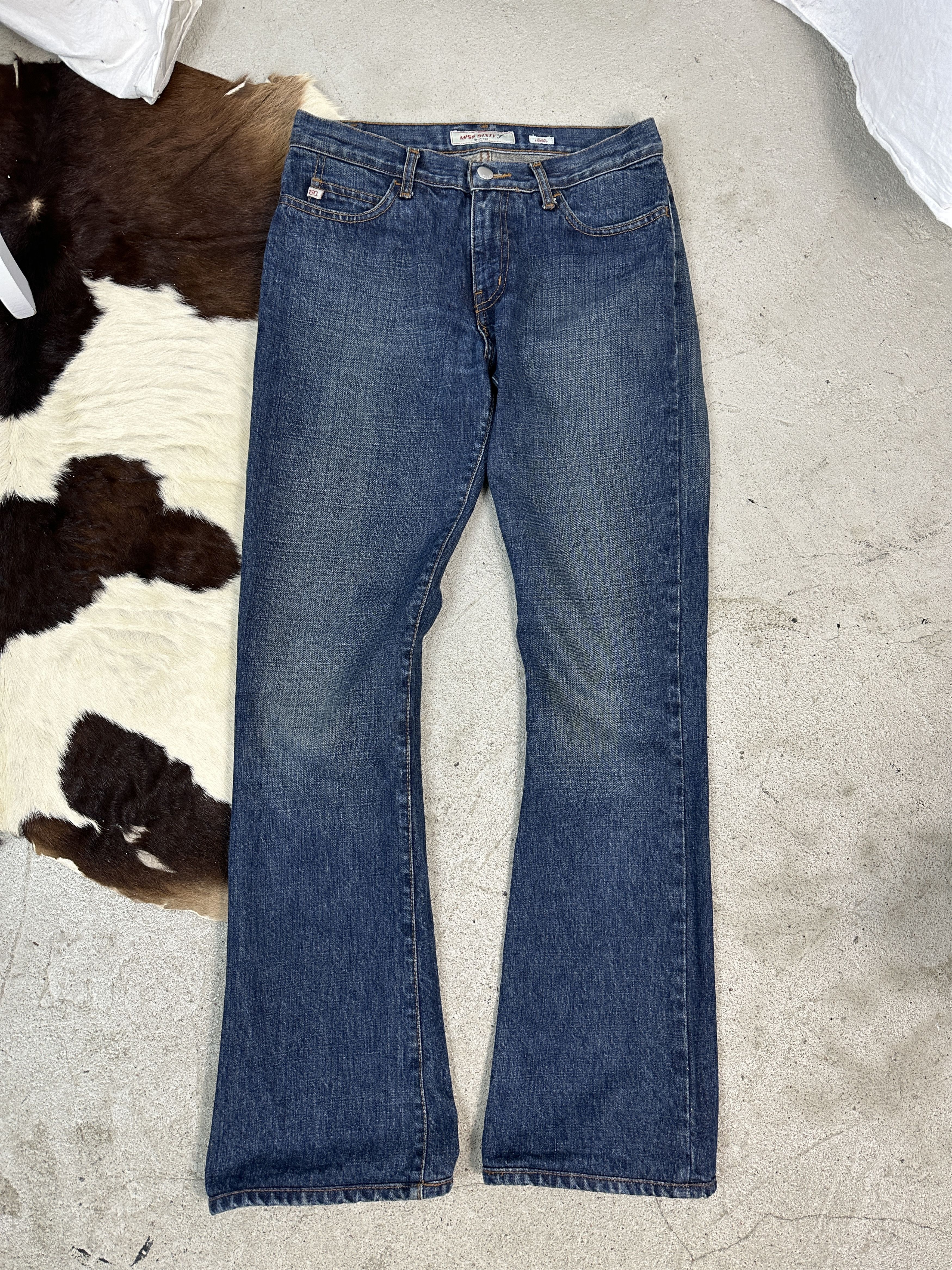 Miss Sixty × Vintage Vintage Denim Casual Miss Sixty Flared Y2K Jeans Size 25" / US 0 / IT 36 - 1 Thumbnail