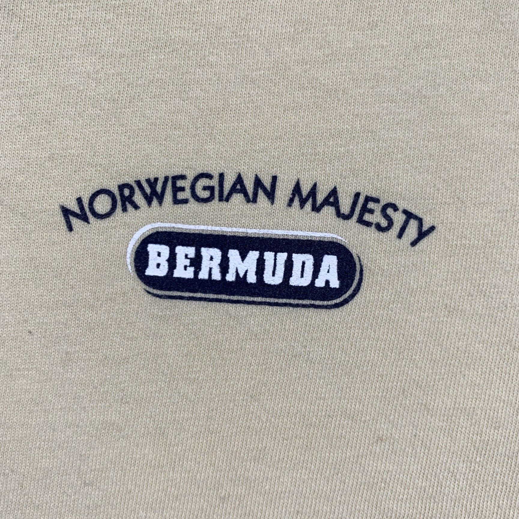 Vintage VINTAGE GEAR FOR SPORTS Norwegian Majesty Cruises T-Shirt Unisex Adults Medium Beige 90s Ocean Cruise Logo Size US M / EU 48-50 / 2 - 2 Thumbnail