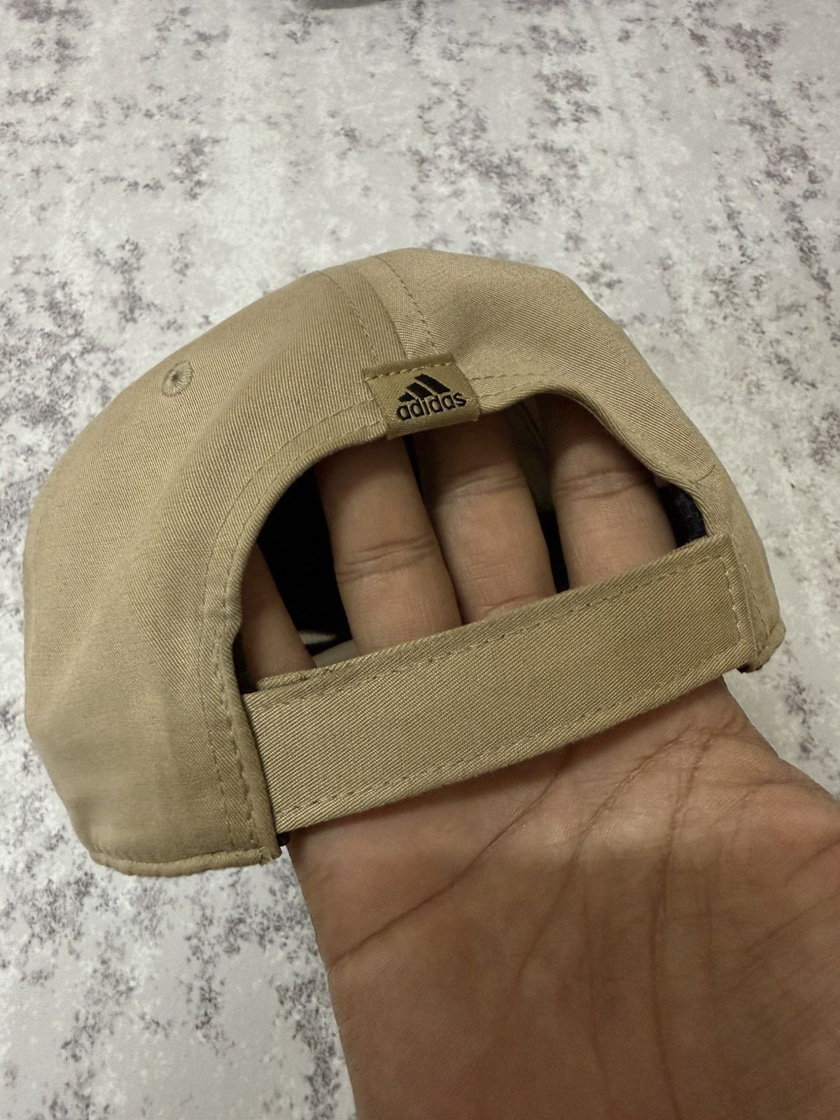 Adidas Adidas Strap Back Cap Beige Size ONE SIZE - 6 Thumbnail