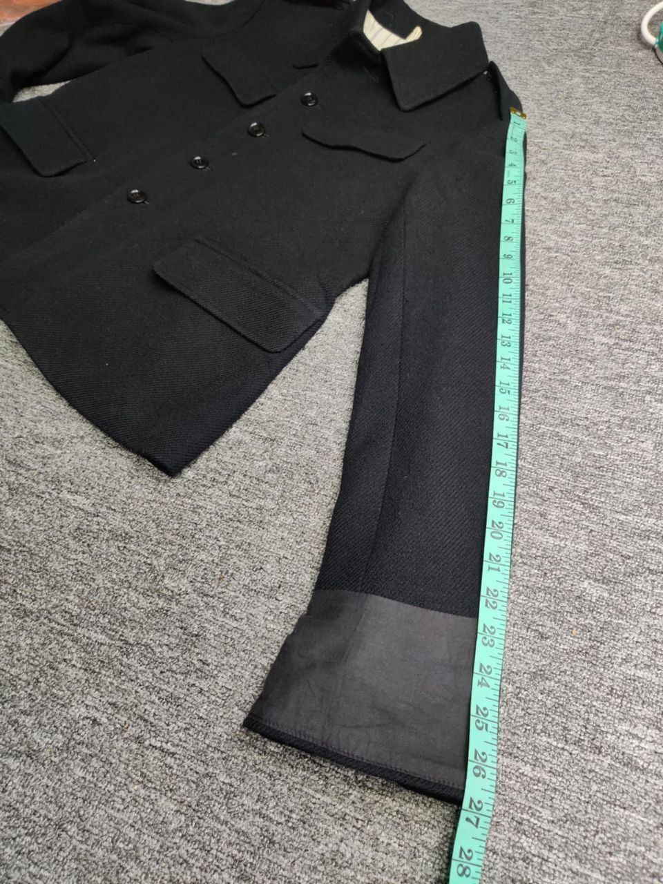 Junya Watanabe Vintage Junya Watanabe Comme Des Garcons Wool Coat Jacket Size US M / EU 48-50 / 2 - 15 Thumbnail