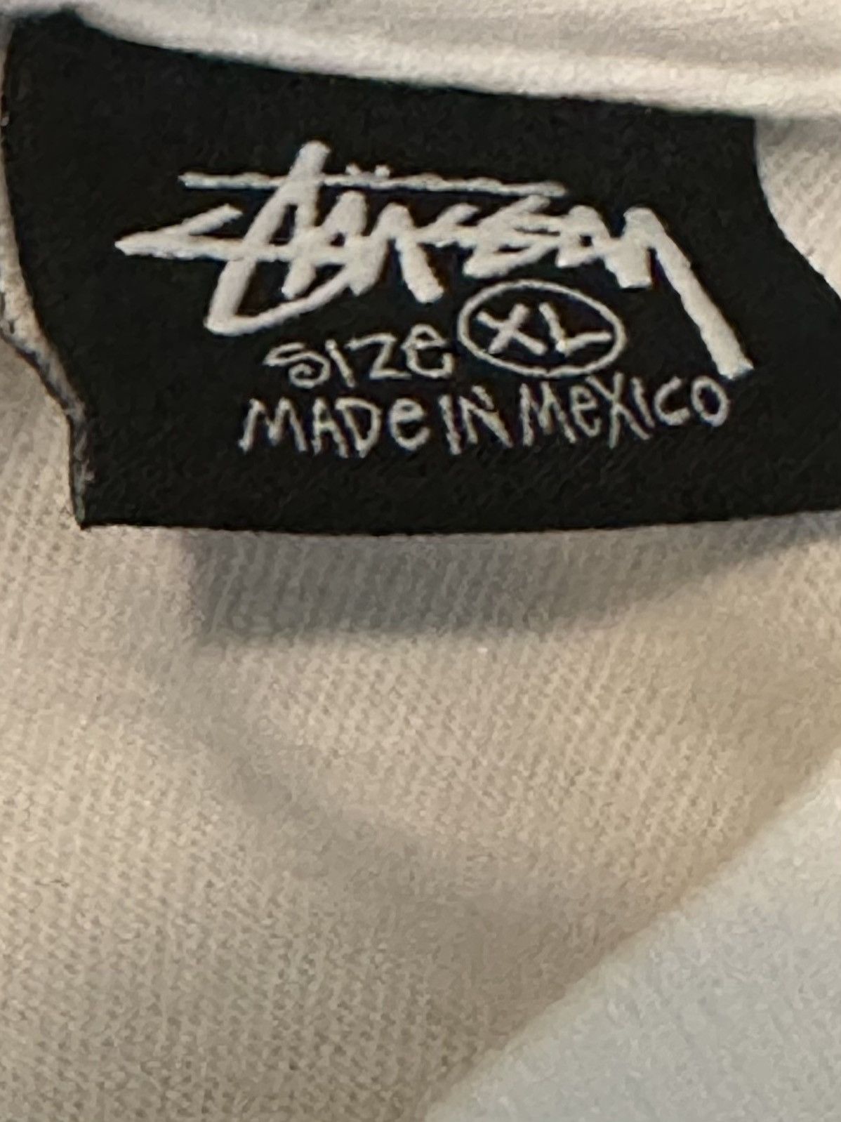 Stussy Stussy white tee Size US XL / EU 56 / 4 - 5 Thumbnail