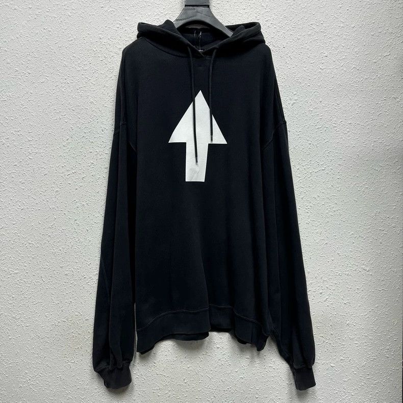 Balenciaga Balenciaga Arrow Wifi Print Hoodie - dmc Size US L / EU 52-54 / 3 - 1 Thumbnail