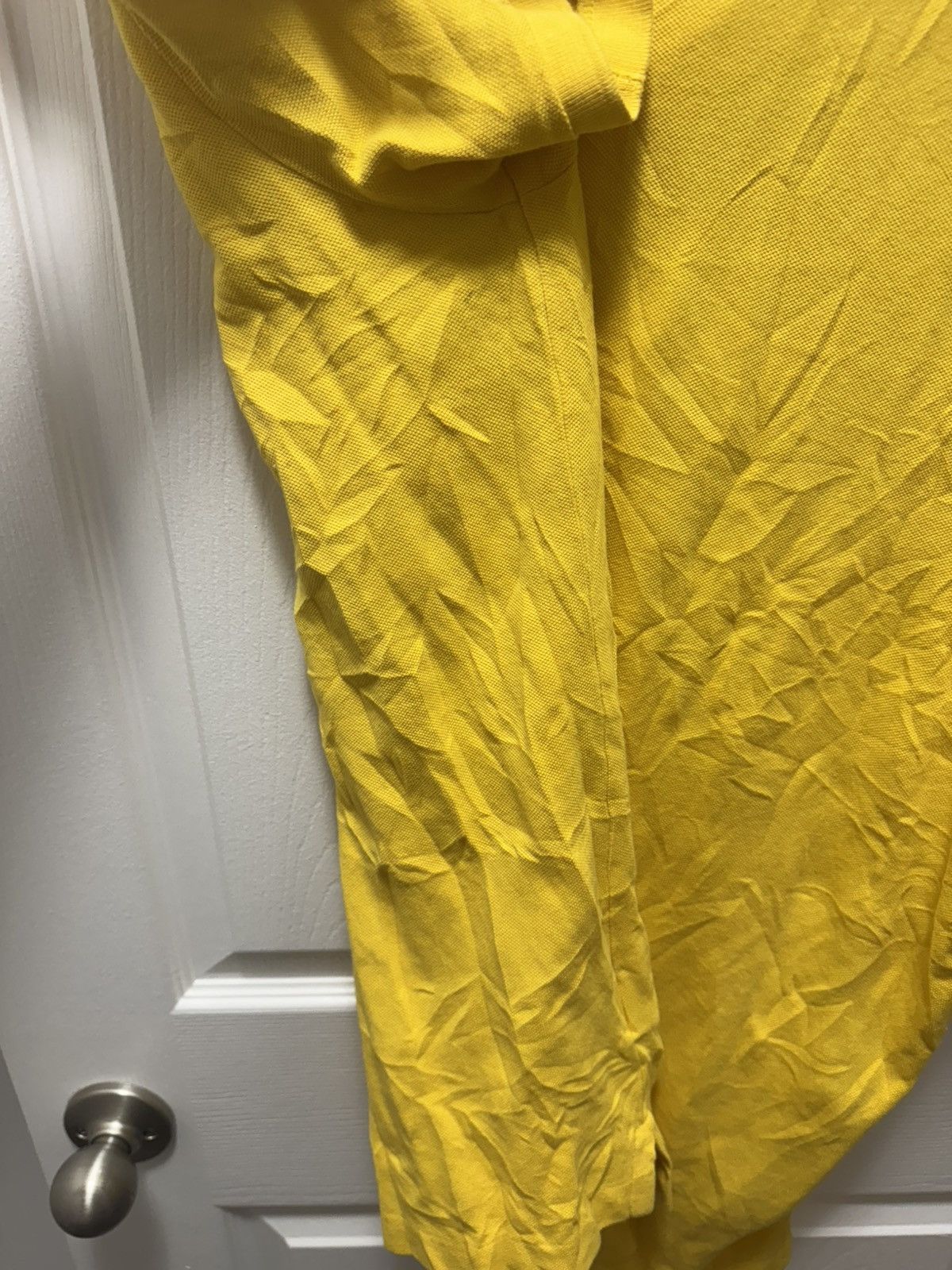 Polo Ralph Lauren Polo Ralph Lauren Vintage Yellow Oversized Polo Shirt Luxury Size US L / EU 52-54 / 3 - 6 Thumbnail