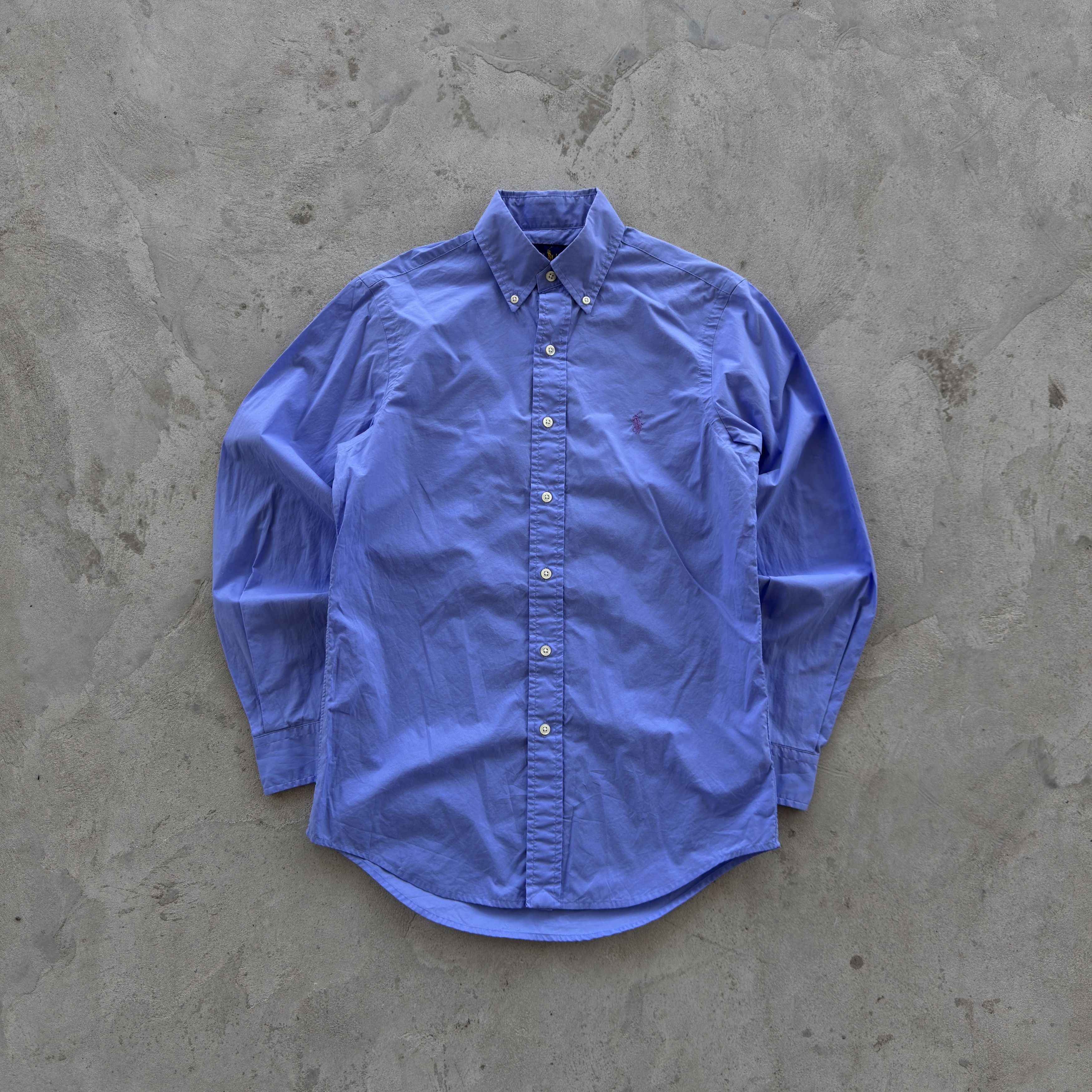 Polo Ralph Lauren Polo Ralph Lauren Classic Fit Cotton Stretch Shirt Blue XS Size US XS / EU 42 / 0 - 1 Thumbnail