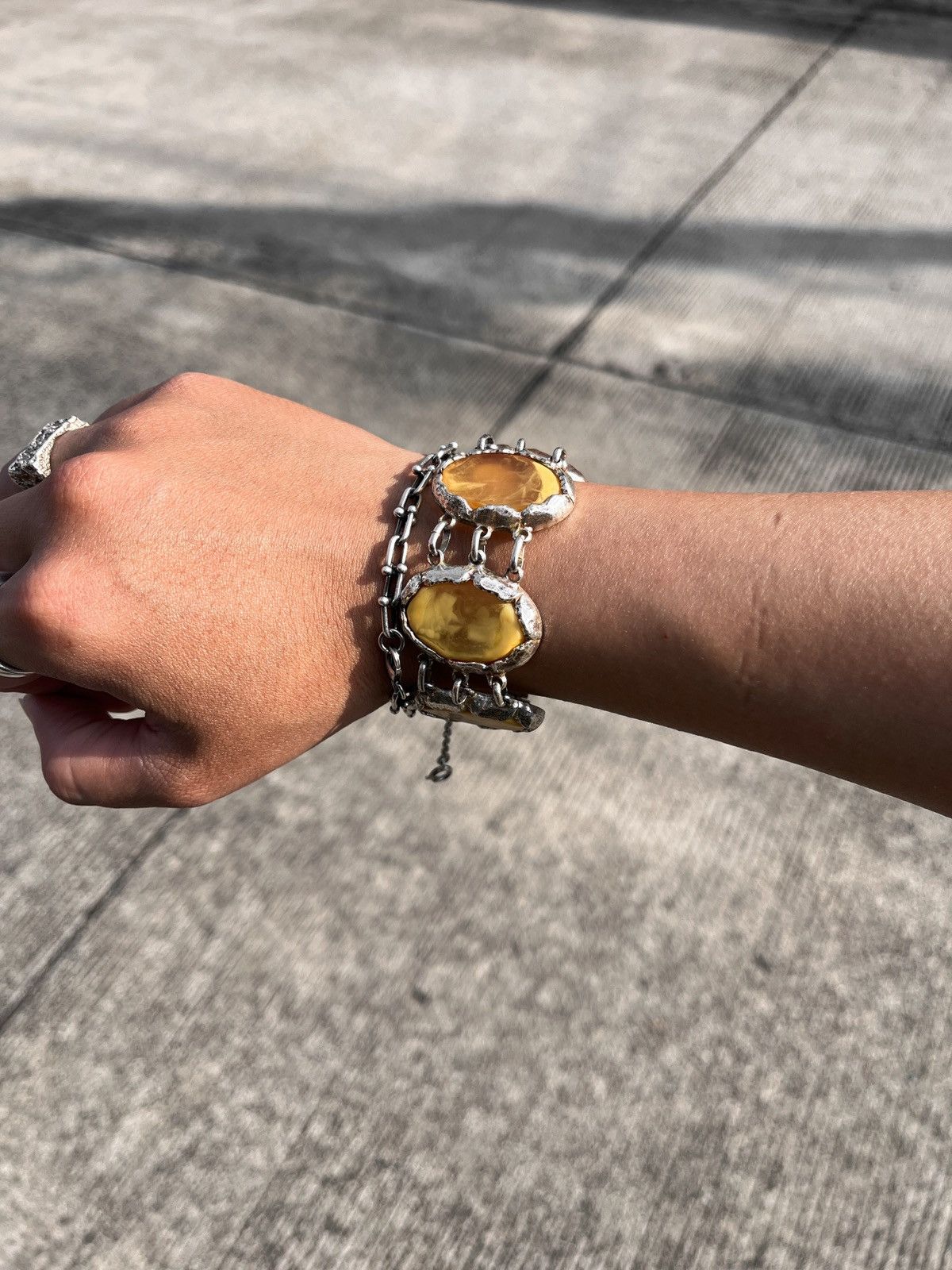 Jean Paul Gaultier Jean Paul Gaultier Amber Chain Bracelet Size ONE SIZE - 3 Thumbnail