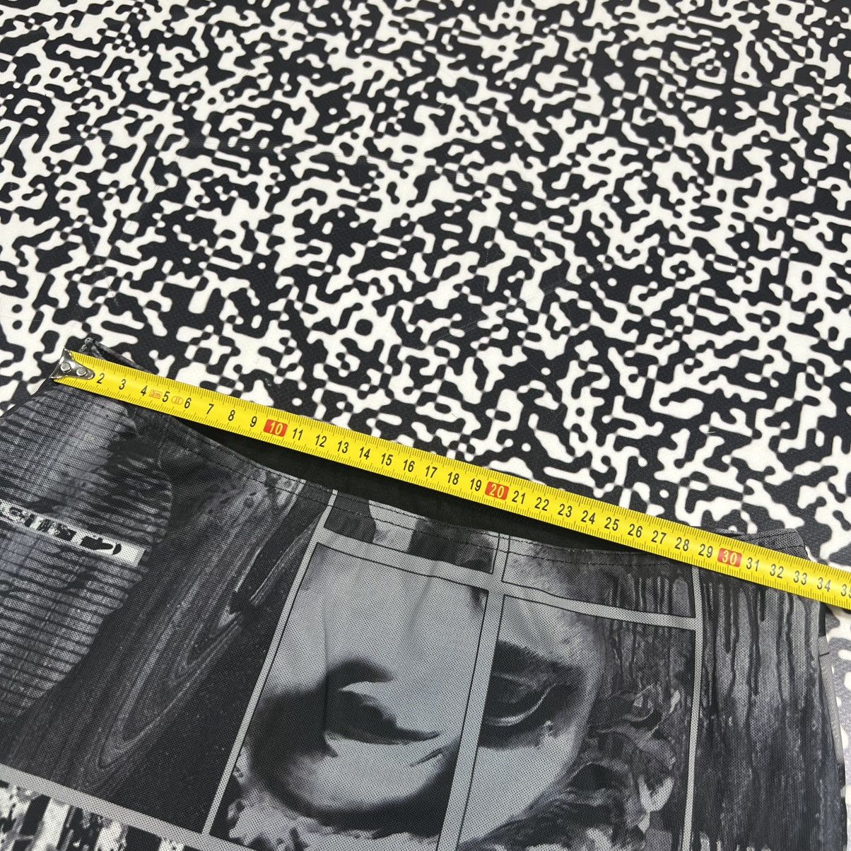 Japanese Brand Vintage Y2K Japanese Mesh Art JPG Style Sexy Mini Skirt Size 26" / US 2 / IT 38 - 15 Thumbnail