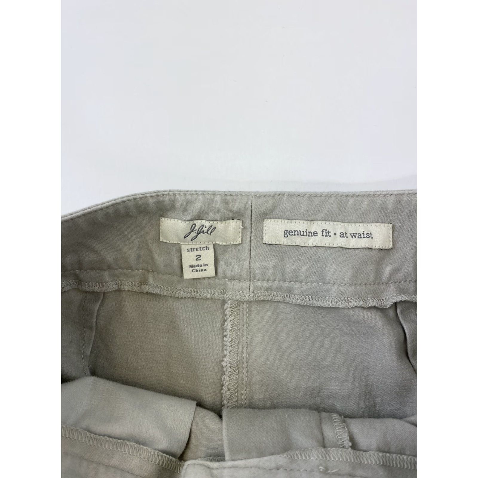 J. Jill J. Jill Pants Womens 2 Tan Khaki Beige Cropped Size 26" / US 2 / IT 38 - 7 Thumbnail