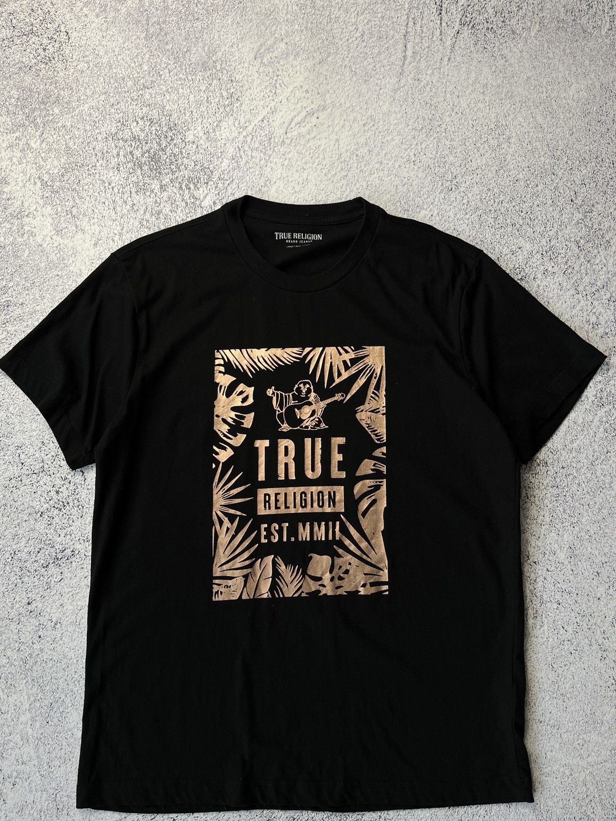 Japanese Brand Mens Vintage True Religion T Shirt Japanese brand streetwear Size US L / EU 52-54 / 3 - 4 Thumbnail