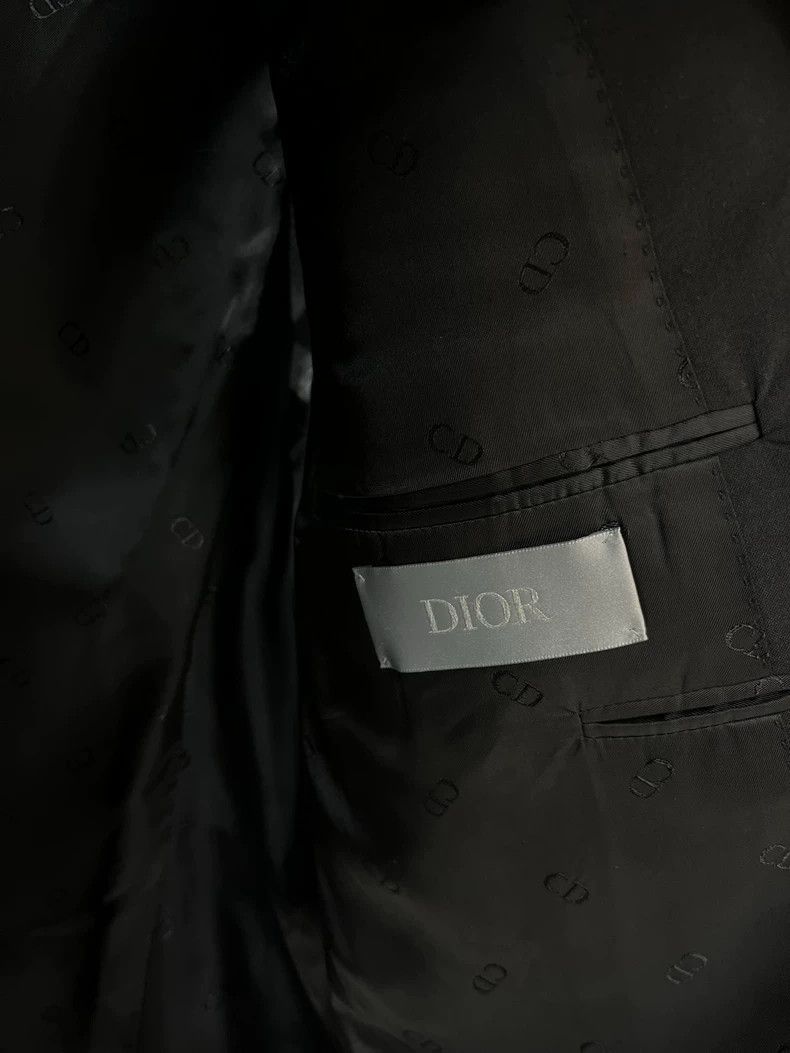 Dior Dior Black wool single-breasted suit 2502-Nextarrow Size 52R - 7 Thumbnail