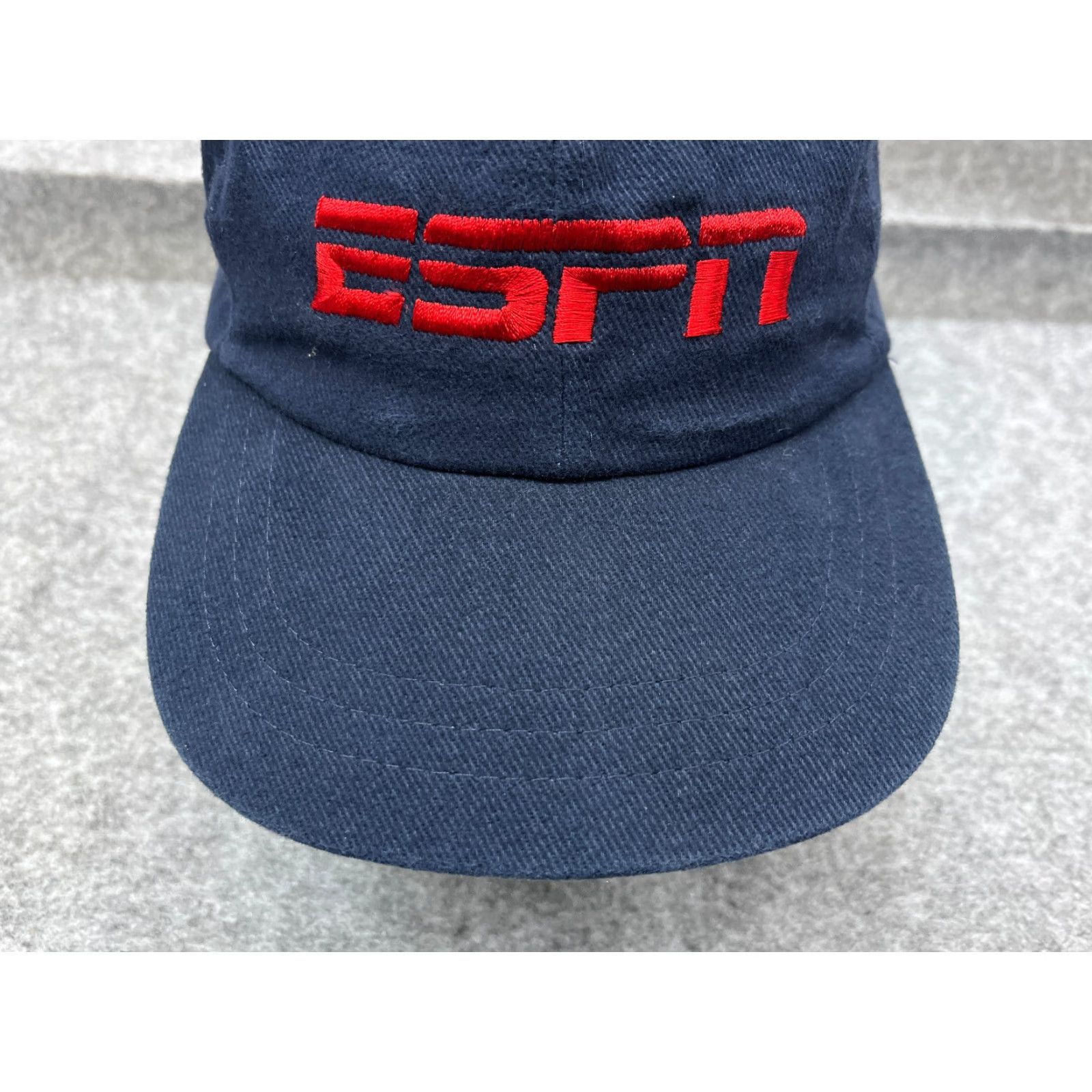 Chanel HeadShot ESPN Hat Cap Strap Back Adult One Size Blue Red Cotton Sports Channel Baseball Cap Mens Size ONE SIZE - 3 Thumbnail