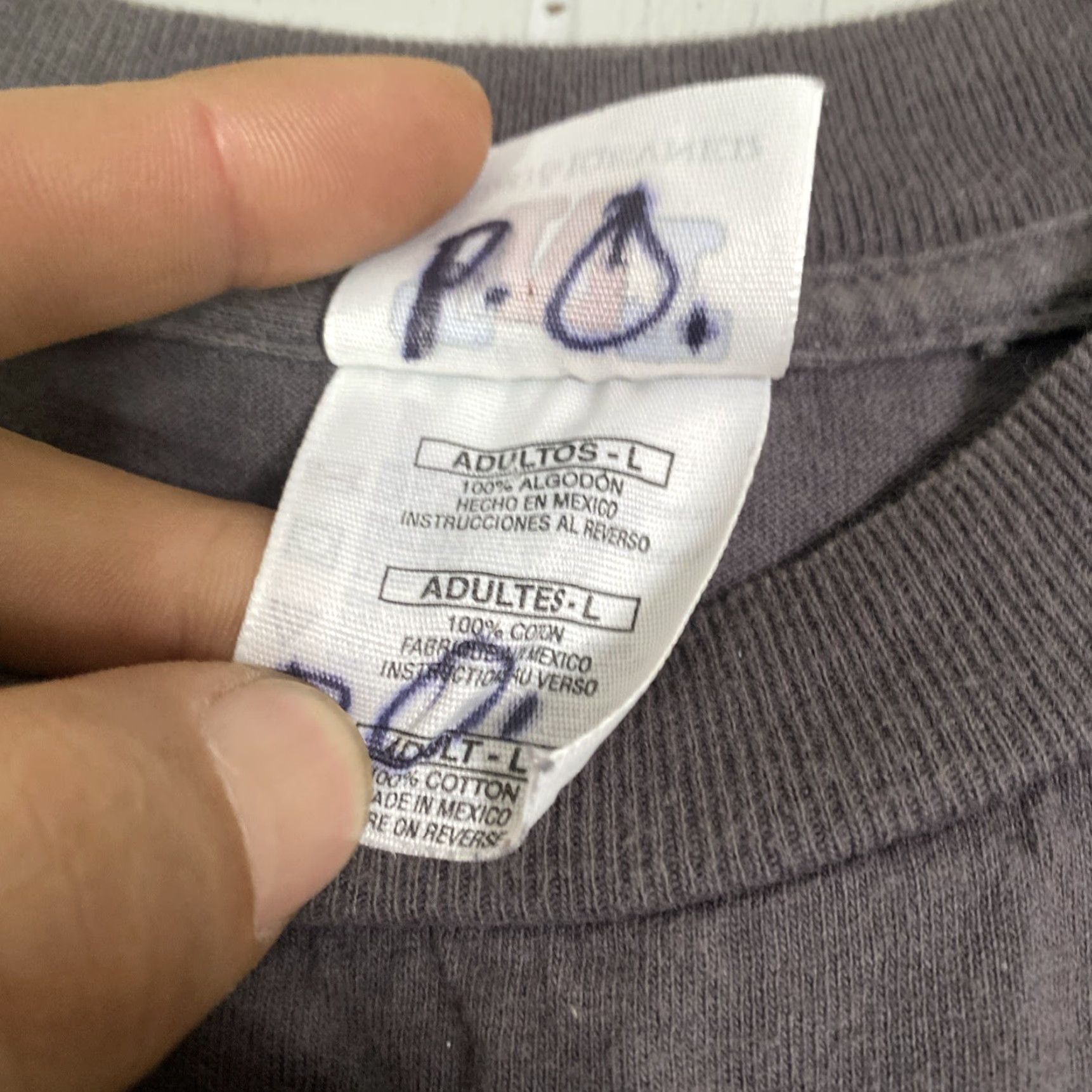 Vintage VINTAGE AOP Deer Nature T Shirt Adult Large Gray 90s Y2K Wrap Around Hunting Mens Size US L / EU 52-54 / 3 - 4 Thumbnail