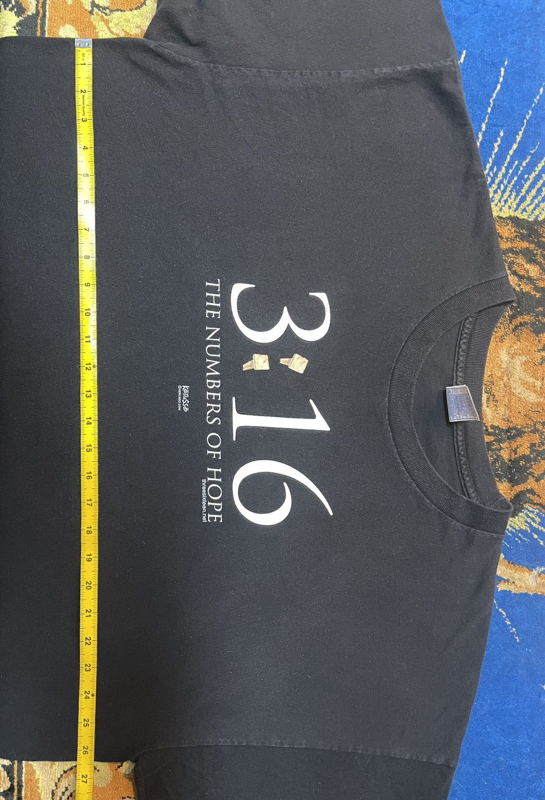 Other Vintage 00s The Numbers of Hope T-Shirt. Size US XXL / EU 58 / 5 - 8 Thumbnail