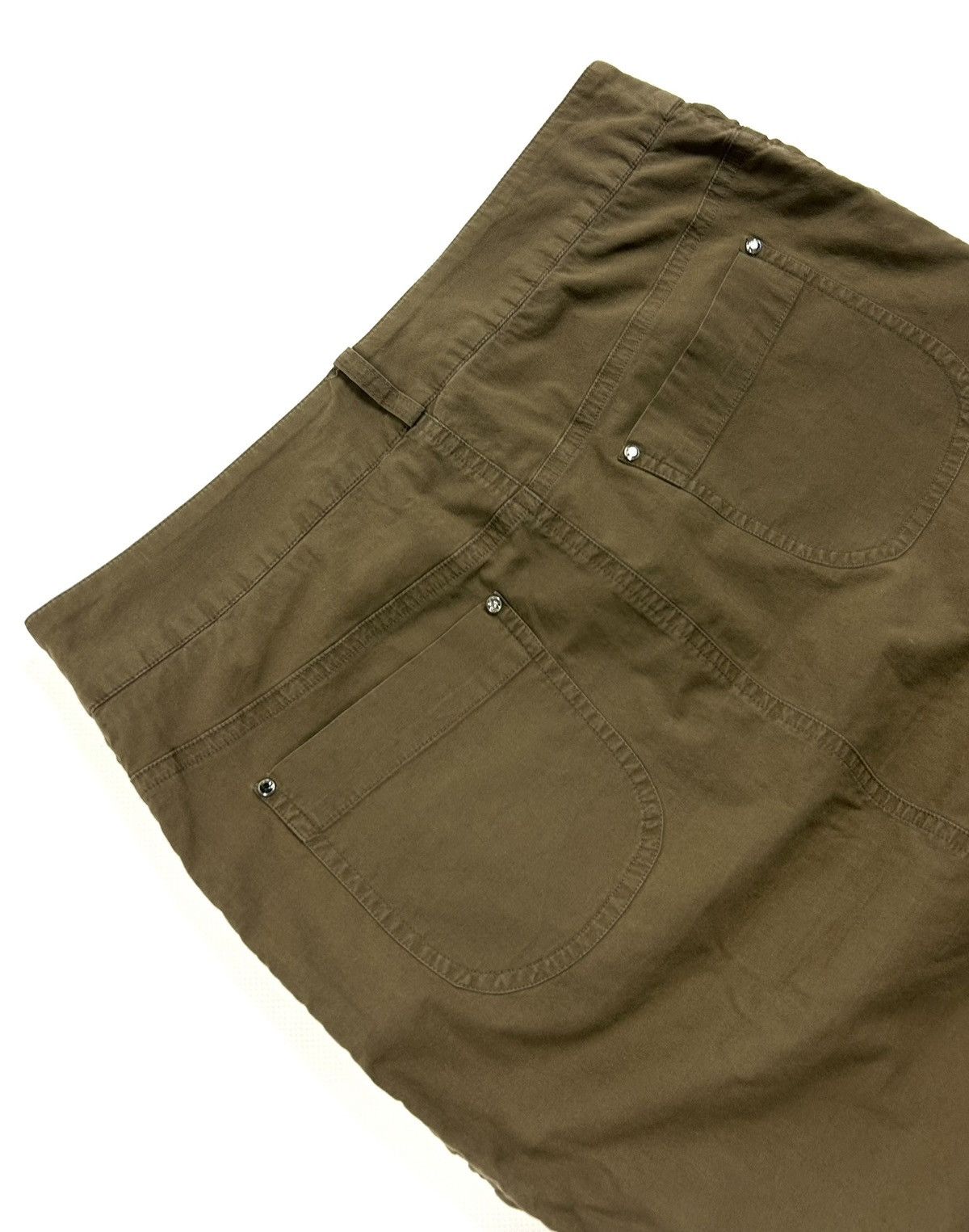 Sonia Rykiel Sonia Rykiel Archive Brown Zip Mini Skirt Used Effect S Y2K Size 25" / US 0 / IT 36 - 9 Thumbnail