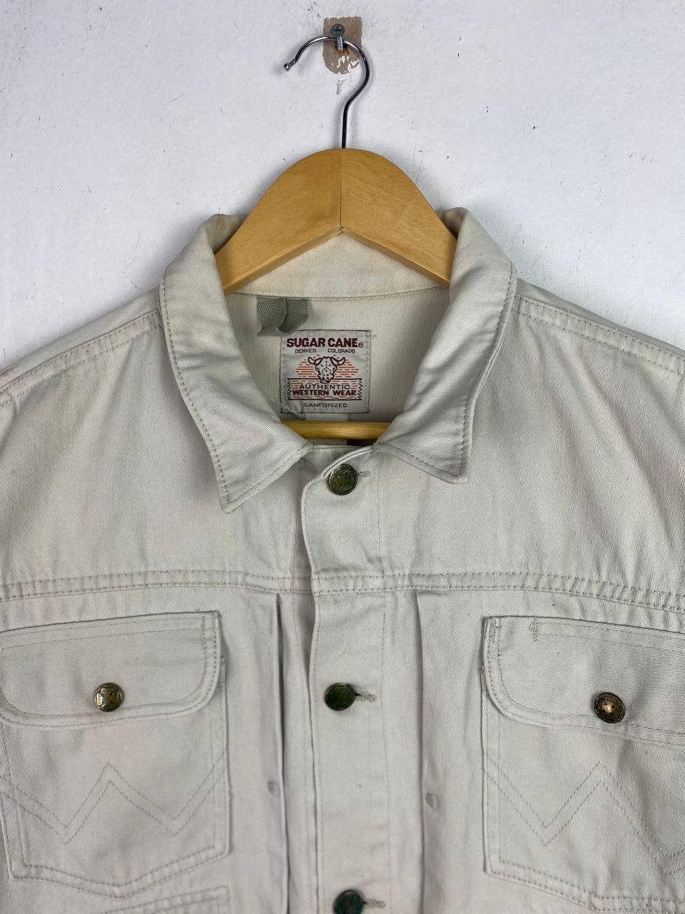 Sugar Cane vintage sugarcane short horn denim jacket nice design Size US XL / EU 56 / 4 - 2 Thumbnail