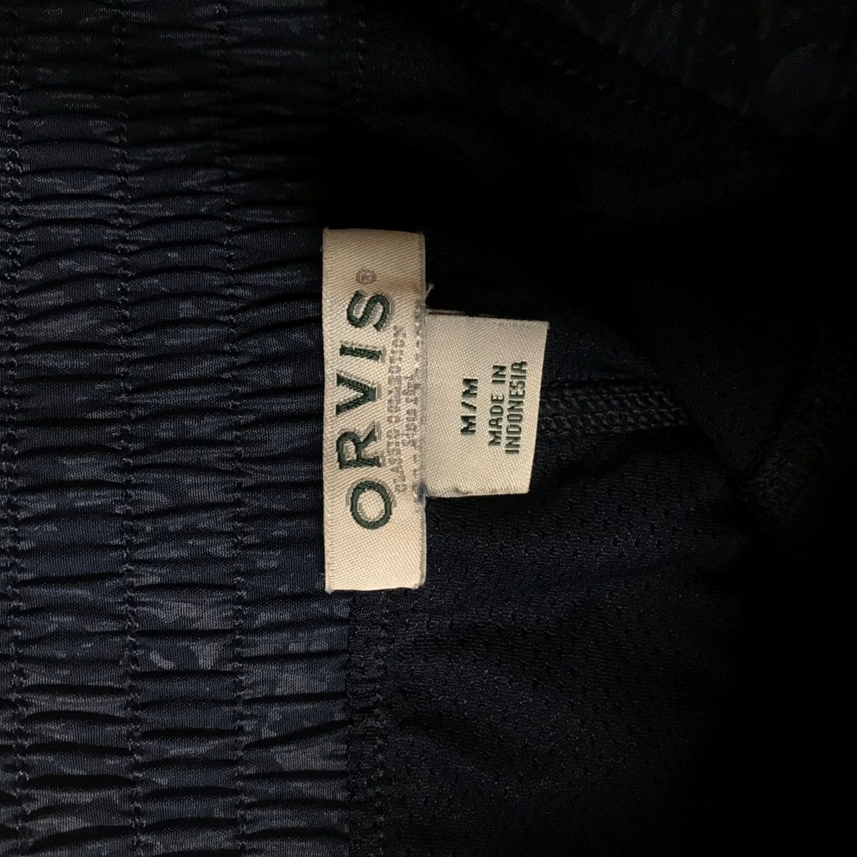Orvis Orvis Navy Blue Textured Skirt Skort M Elastic Waist Pockets Size 32" / US 10 / IT 46 - 7 Thumbnail
