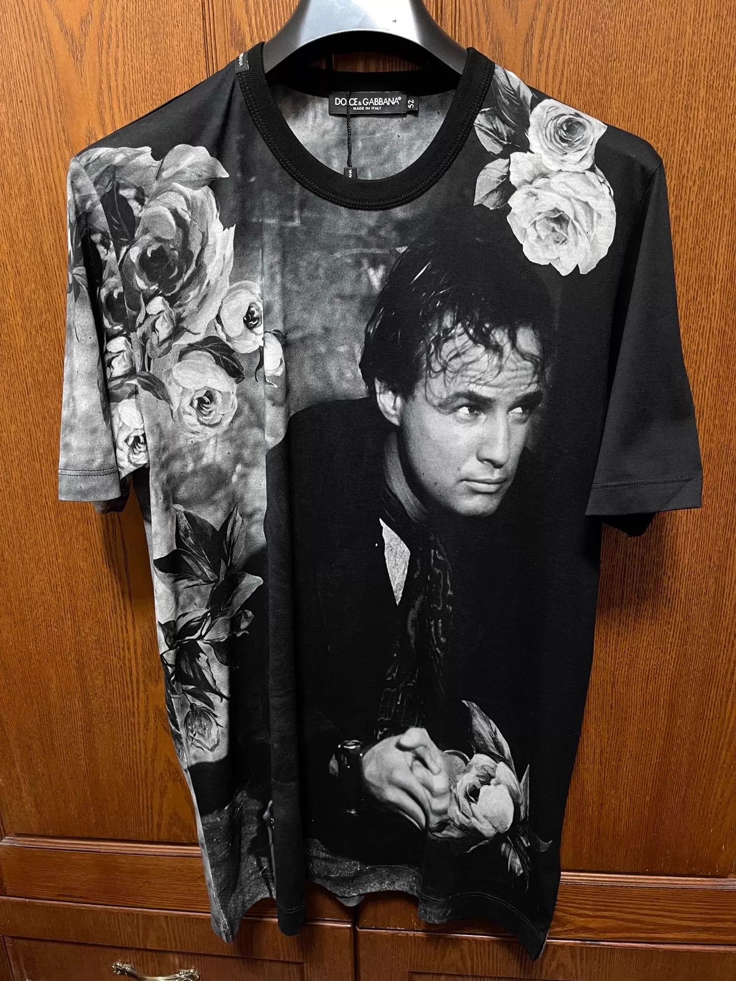 Dolce & Gabbana DG Marlon Brando Slim Fit Short Tee 52 100% Cotton Size US L / EU 52-54 / 3 - 1 Thumbnail