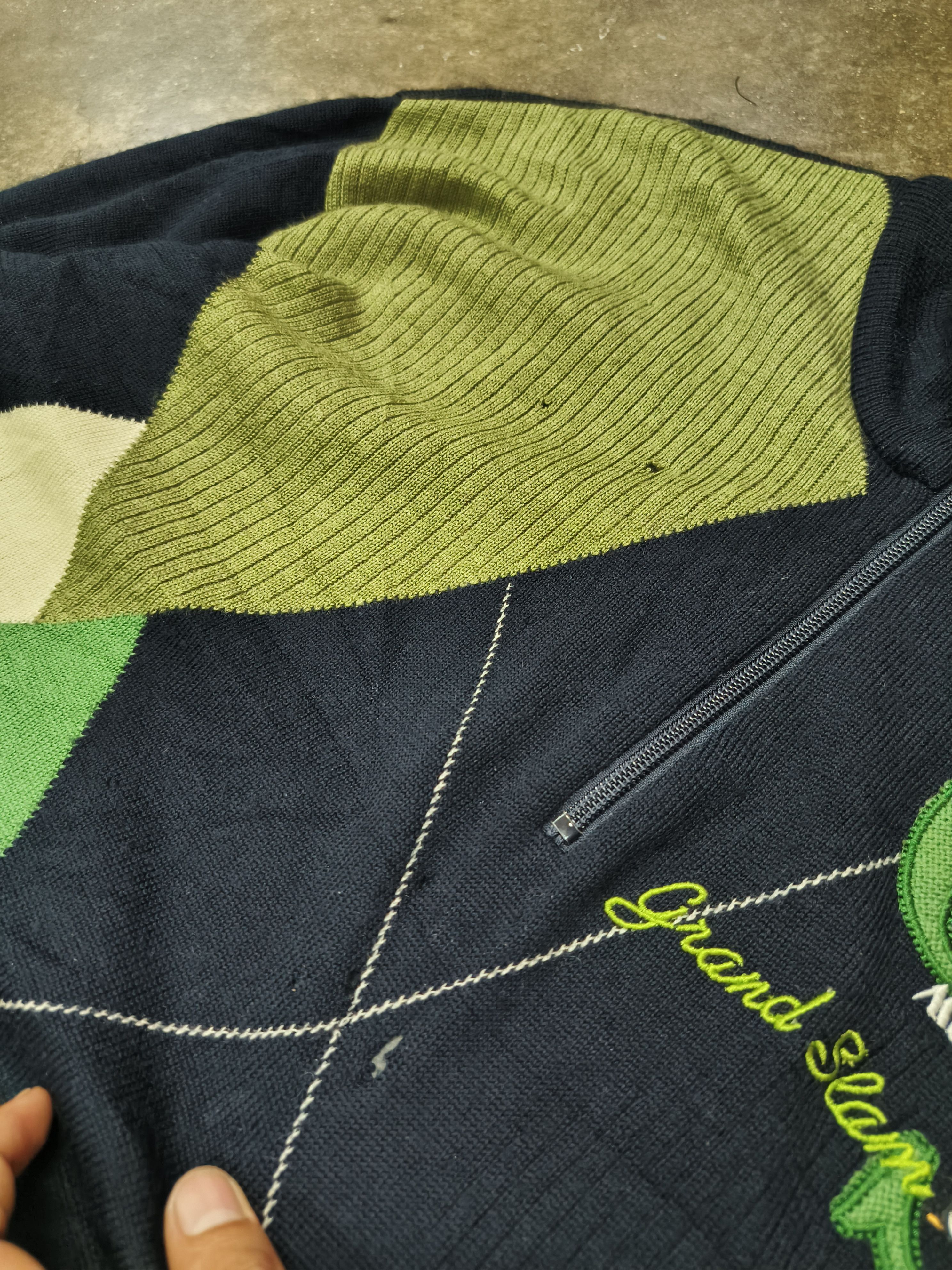 Grand Slam VTG GRAND SLAM MUNSING WEAR KNIT ZIP SWEATER Size US L / EU 52-54 / 3 - 3 Thumbnail