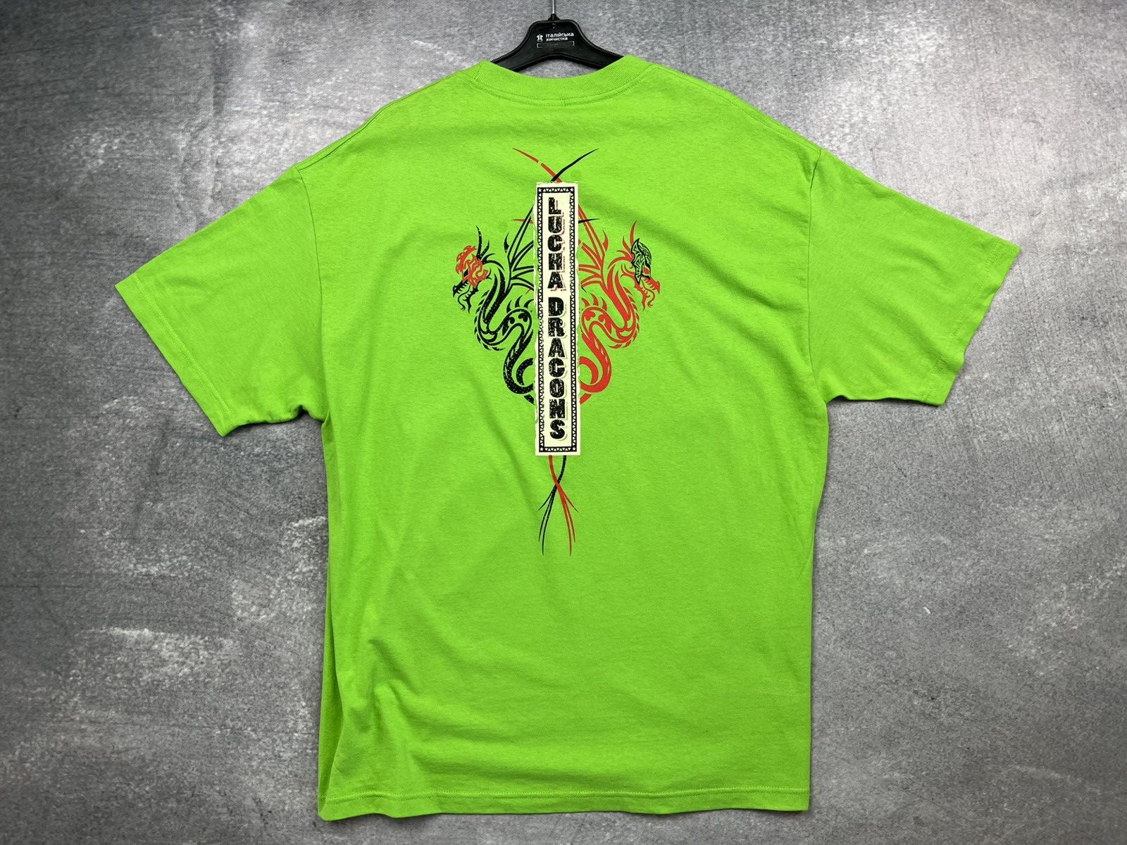 Band Tees × WWE × WWF WWE Authentic Wear Lucha Dragons T Shirt Size US XL / EU 56 / 4 - 4 Thumbnail