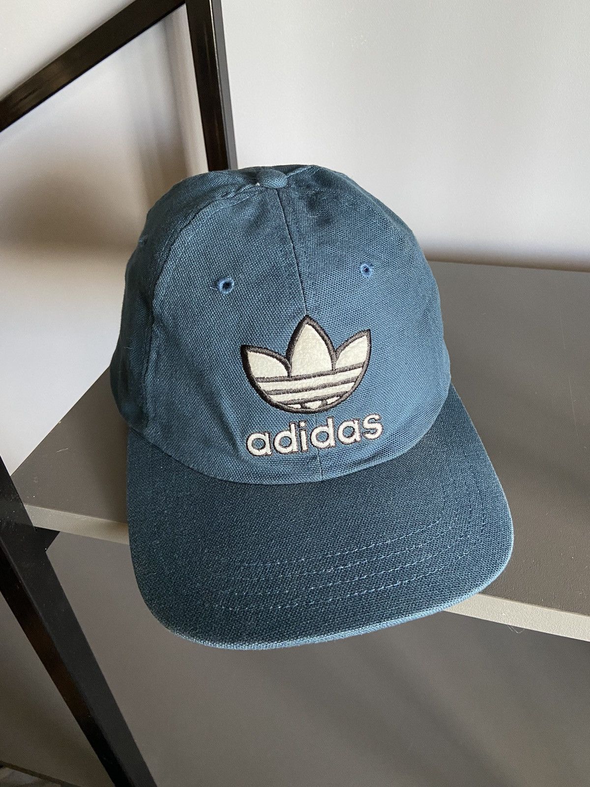Adidas × Vintage VINTAGE ADIDAS CAP HAT TREFOIL BALENCIAGA STYLE Size ONE SIZE - 2 Thumbnail