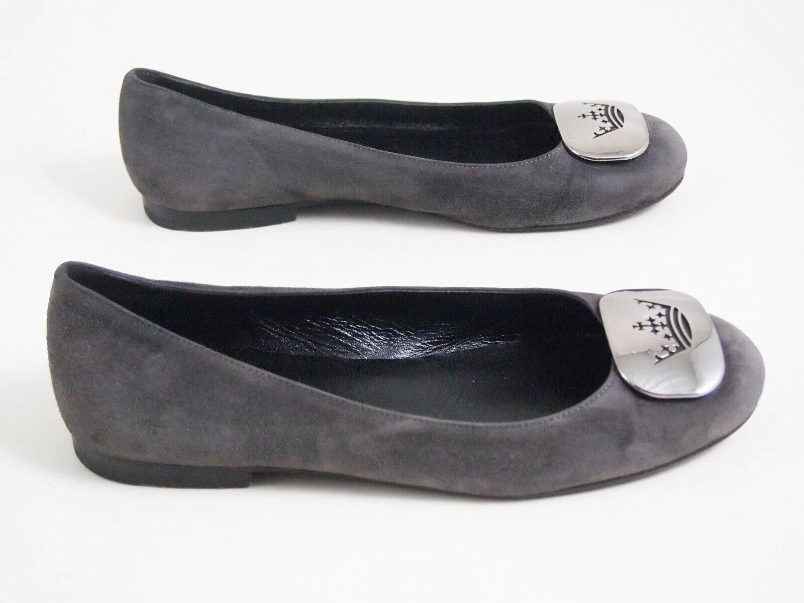 Church's Church's Fiona Flats Gray Suede Womens EU 36.5 US 6.5 Size US 6.5 / IT 36.5 - 5 Thumbnail
