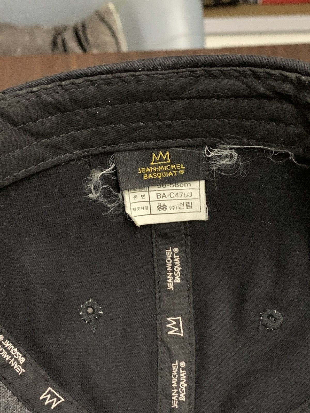 Jean-Michel Basquiat × Vintage Vintage Jean Michel Basquait Art Design Trucker Hat Cap Size ONE SIZE - 6 Thumbnail