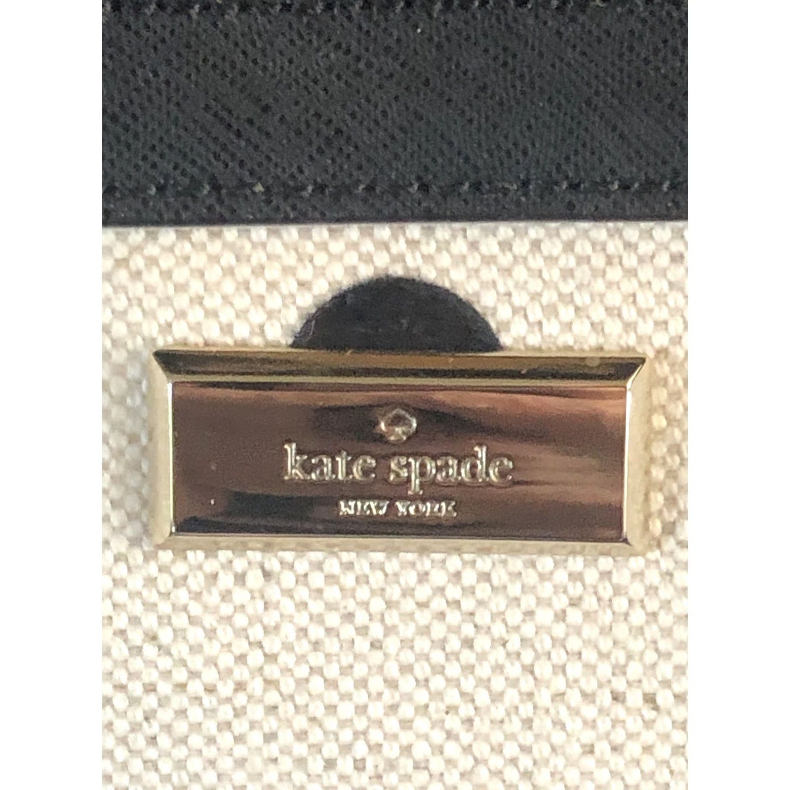 Vintage kate spade new york x Target Polka Dot Knit Handbag Pocket Book Crossbody White/Black Large White Size ONE SIZE - 3 Thumbnail