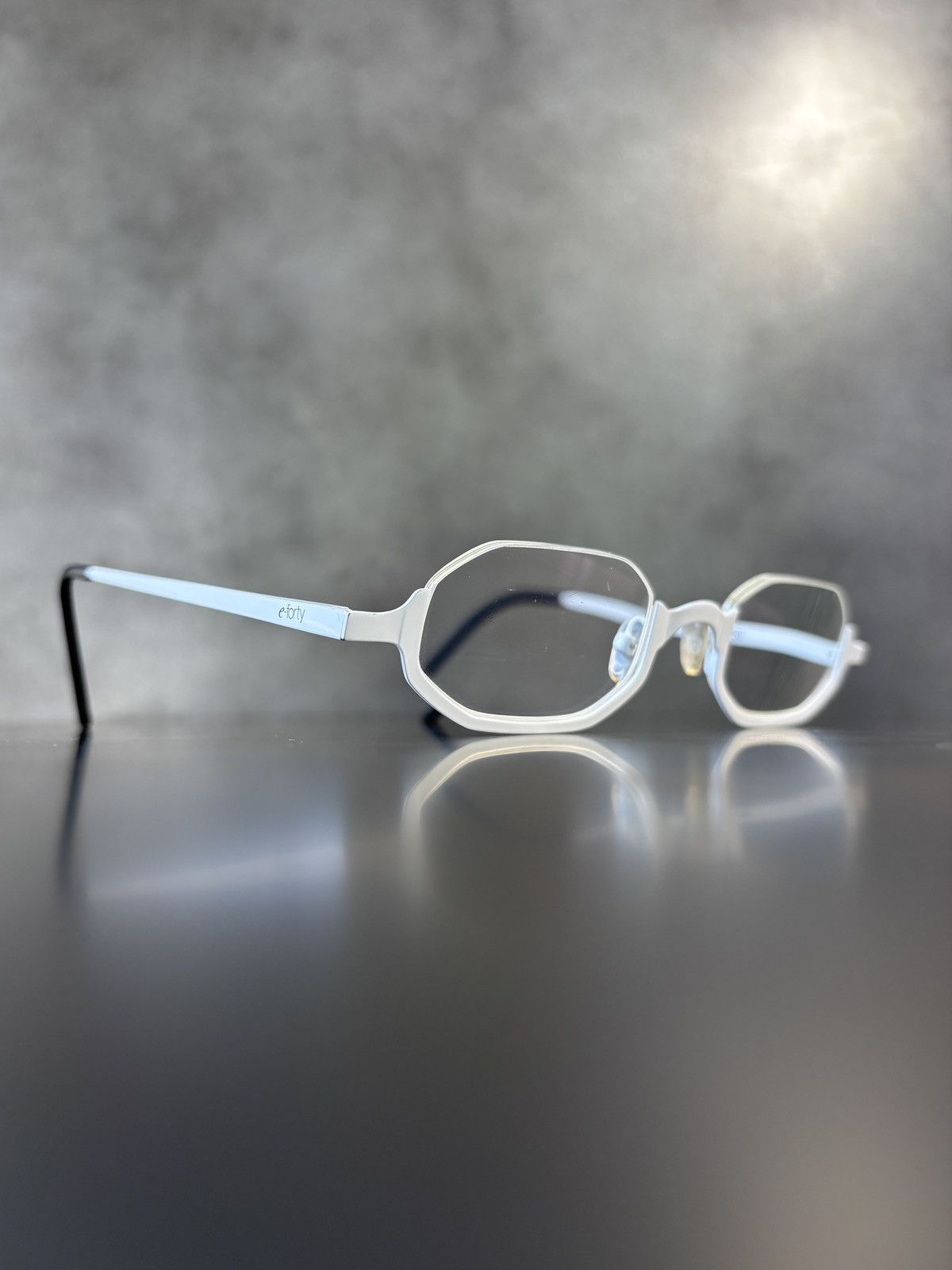 Other Alain Afflelou Eyeglasses Metal Half Rim Frames Drop e-forty Size ONE SIZE - 1 Thumbnail