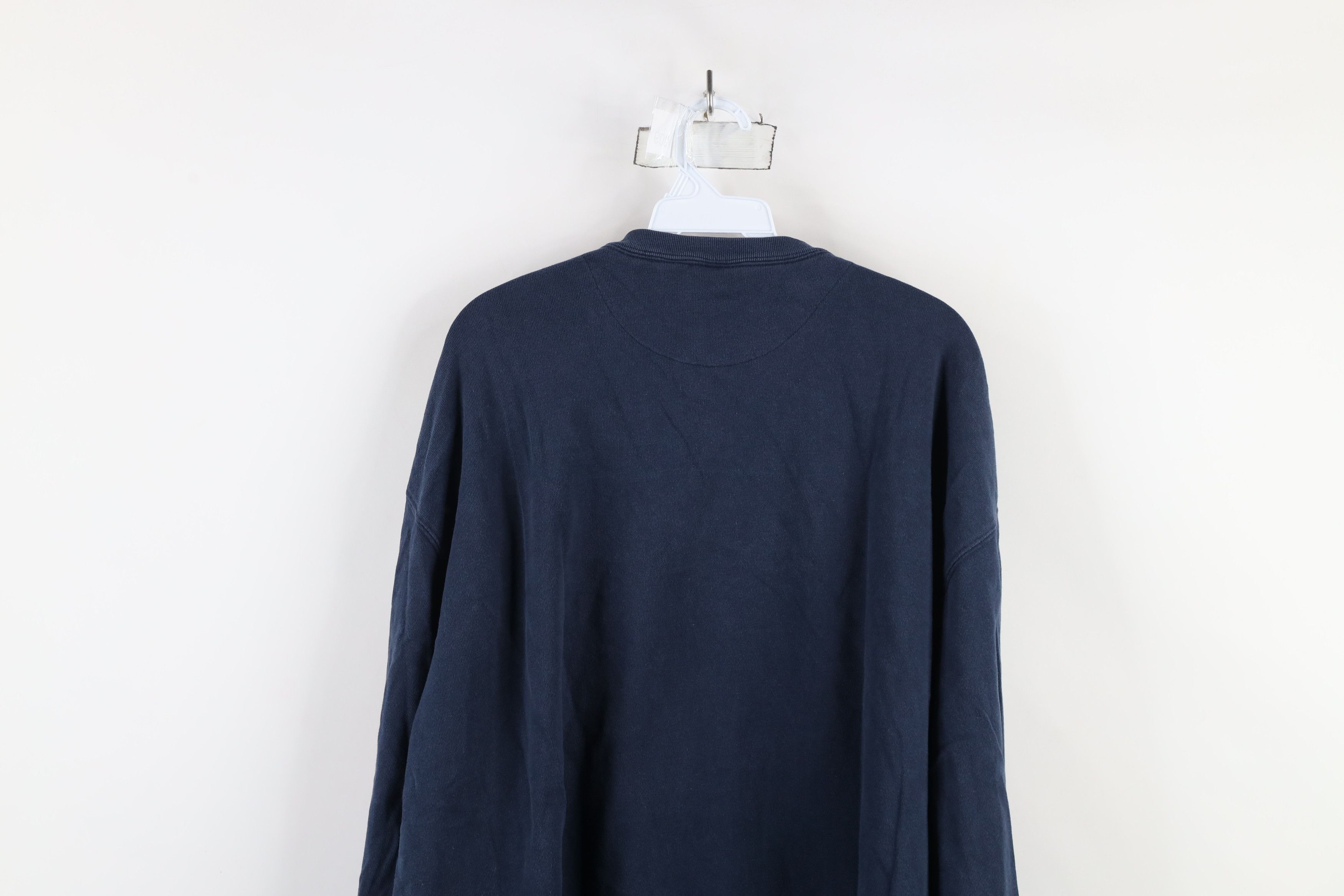 Gap × Vintage Vintage 90s Gap Block Heavy Ribbed Knit Long Sleeve T-Shirt Size US XXL / EU 58 / 5 - 11 Thumbnail