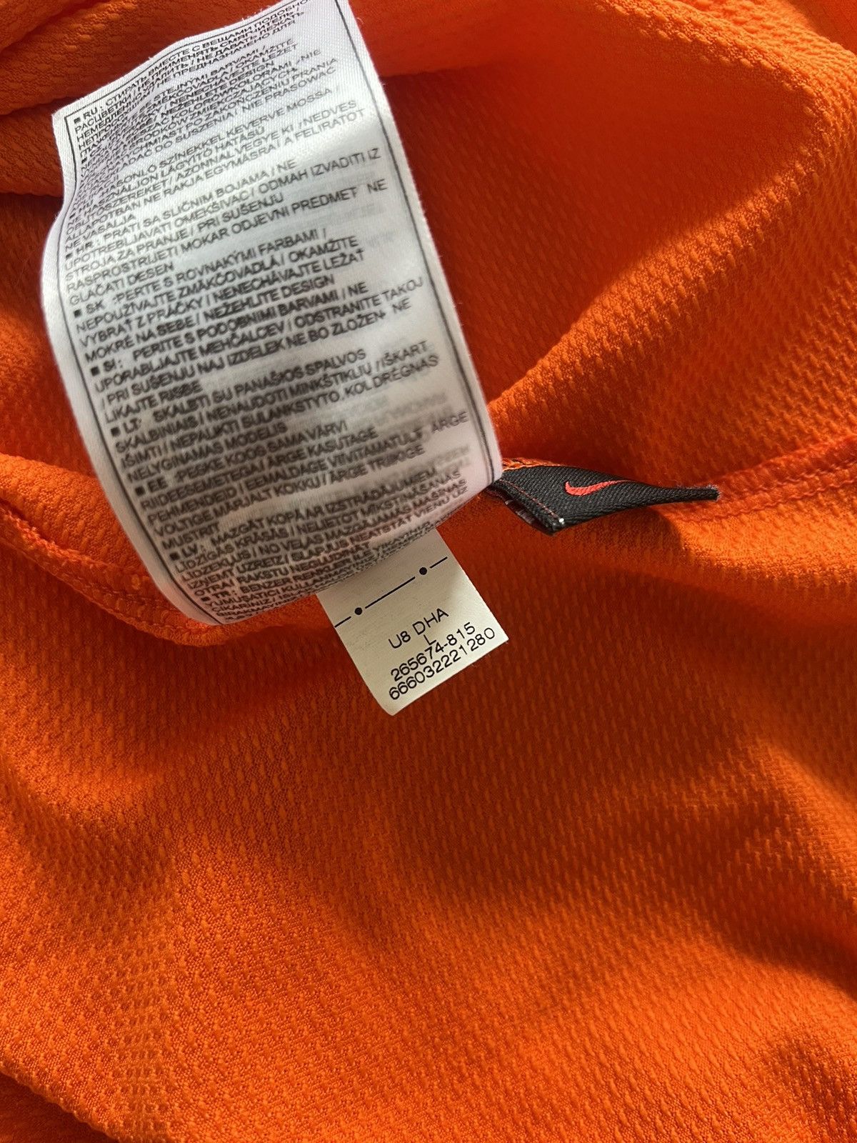 Nike NIKE NETHERLANDS 2010 2011 HOME FOOTBALL SHIRT SOCCER JERSEY Size US L / EU 52-54 / 3 - 7 Thumbnail