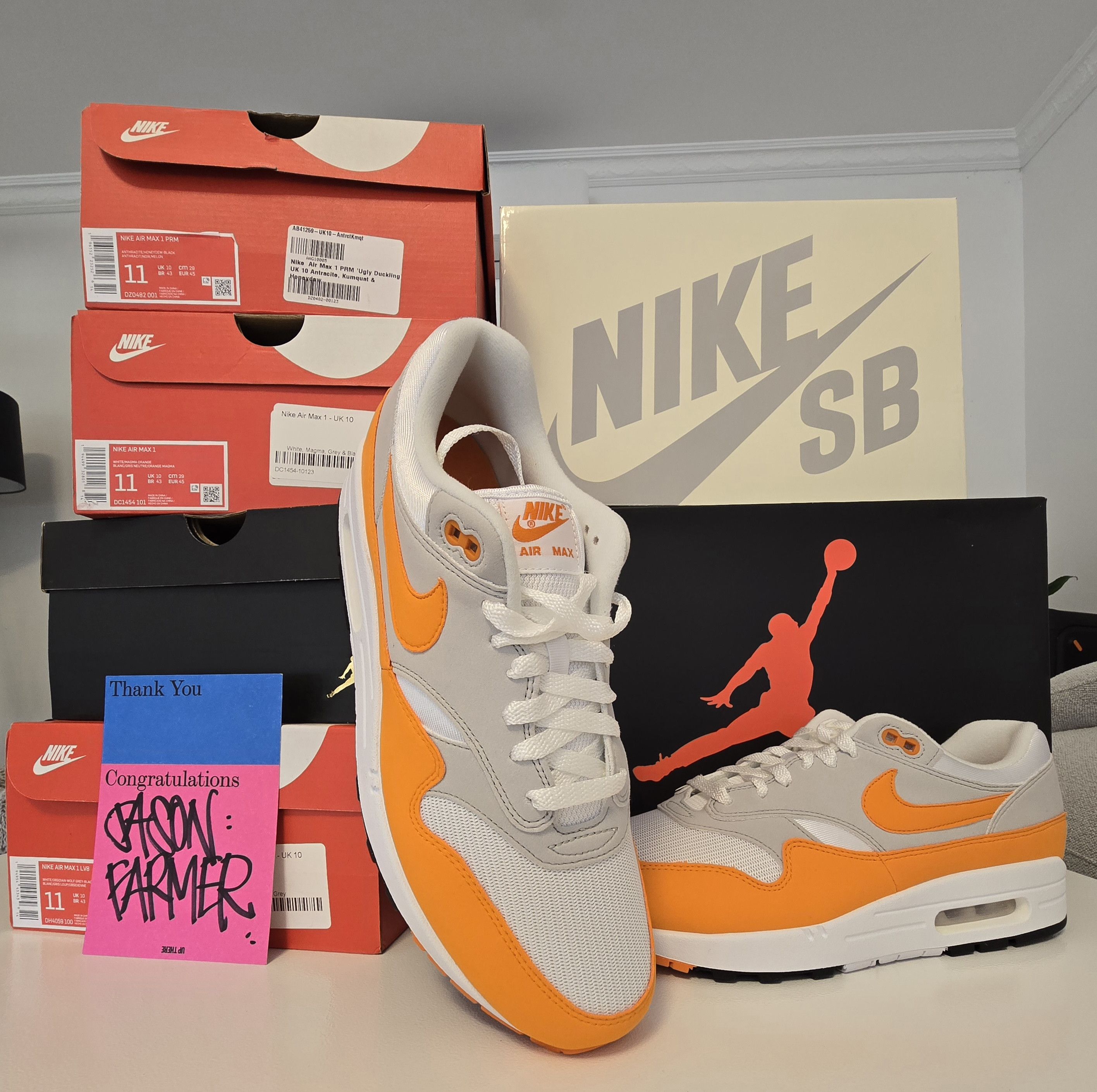Nike Nike Air Max 1 "Anniversary Magma" [2020] Size US 11 / EU 44 - 1 Thumbnail