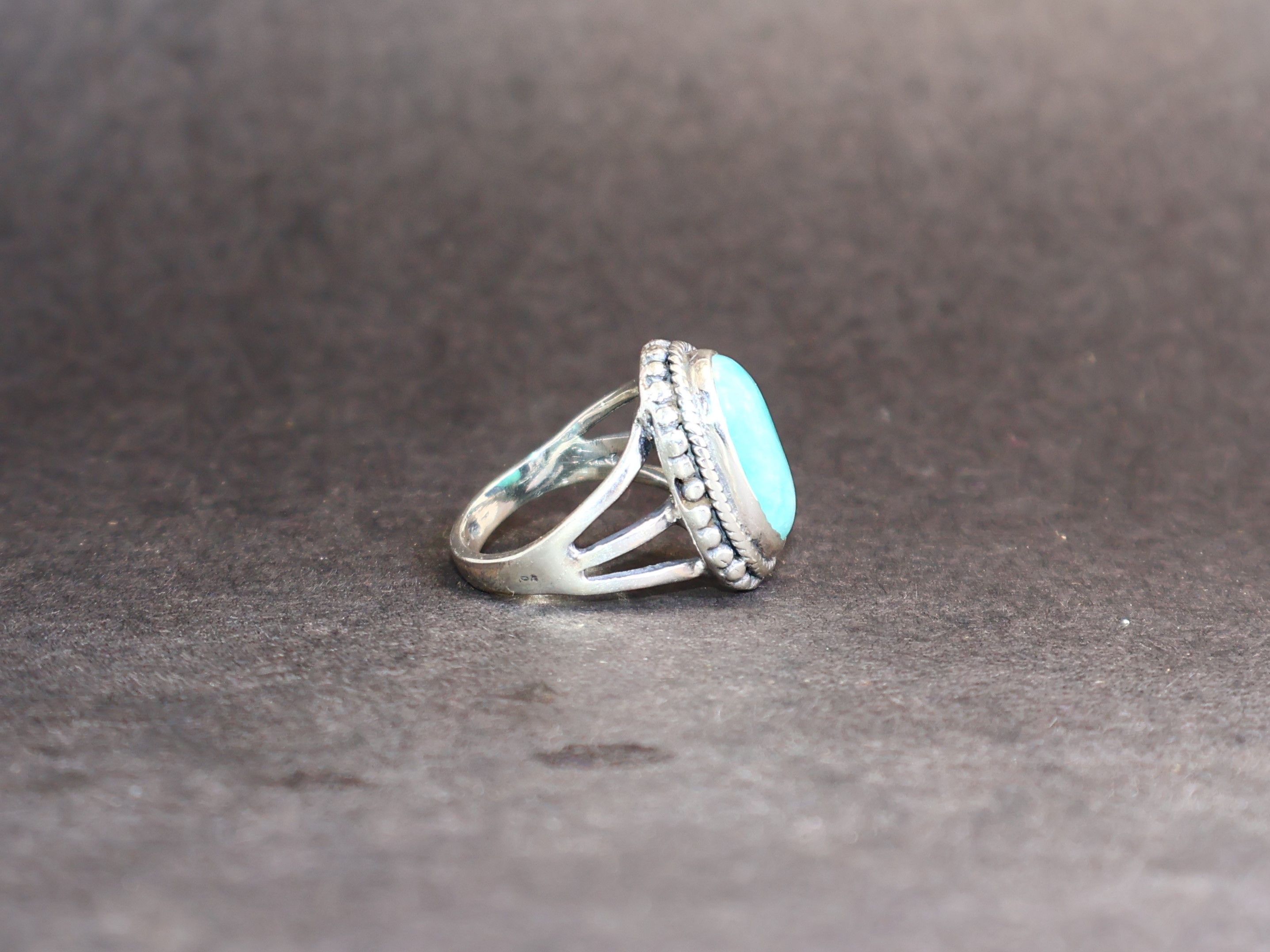 Handmade Amazonite Ring, 925 Sterling Silver Handmade Women Ring Size ONE SIZE - 4 Thumbnail