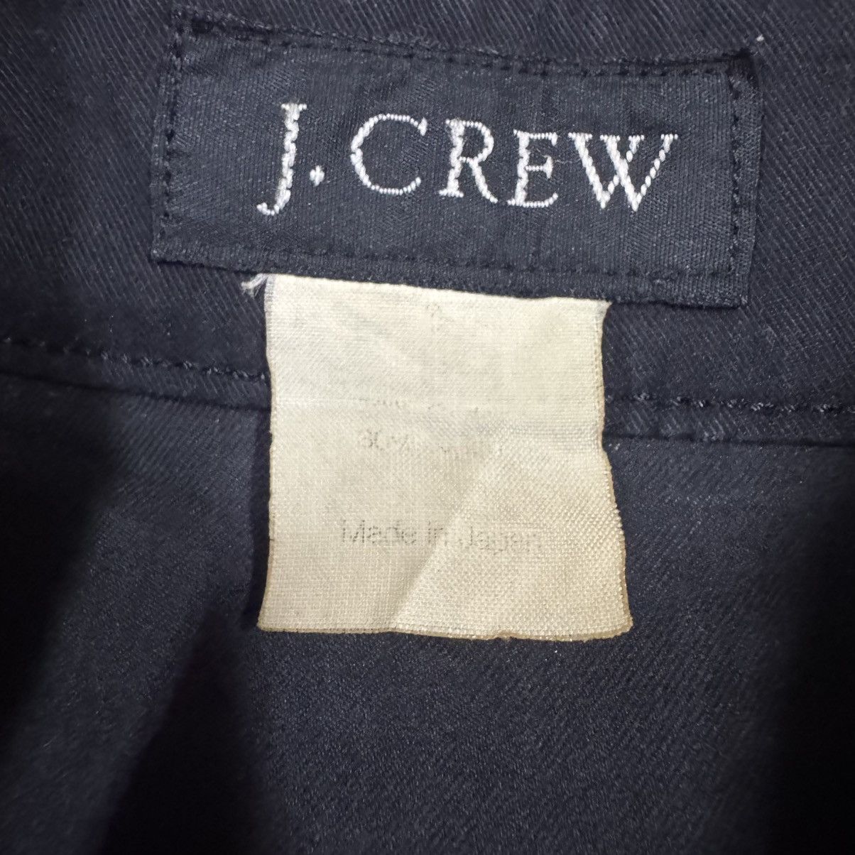 J.Crew Vtg🔥J.Crew Buttoned Black Cotton Long Jacket Size US S / EU 44-46 / 1 - 14 Thumbnail