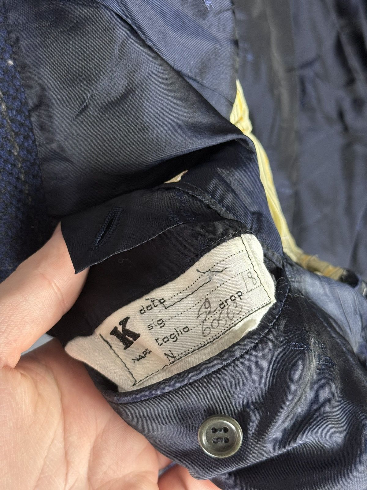 Kiton Kiton Napoli Trois Pommes Blazer 100% Cashmere Blazer Jacket Size 52R - 15 Thumbnail
