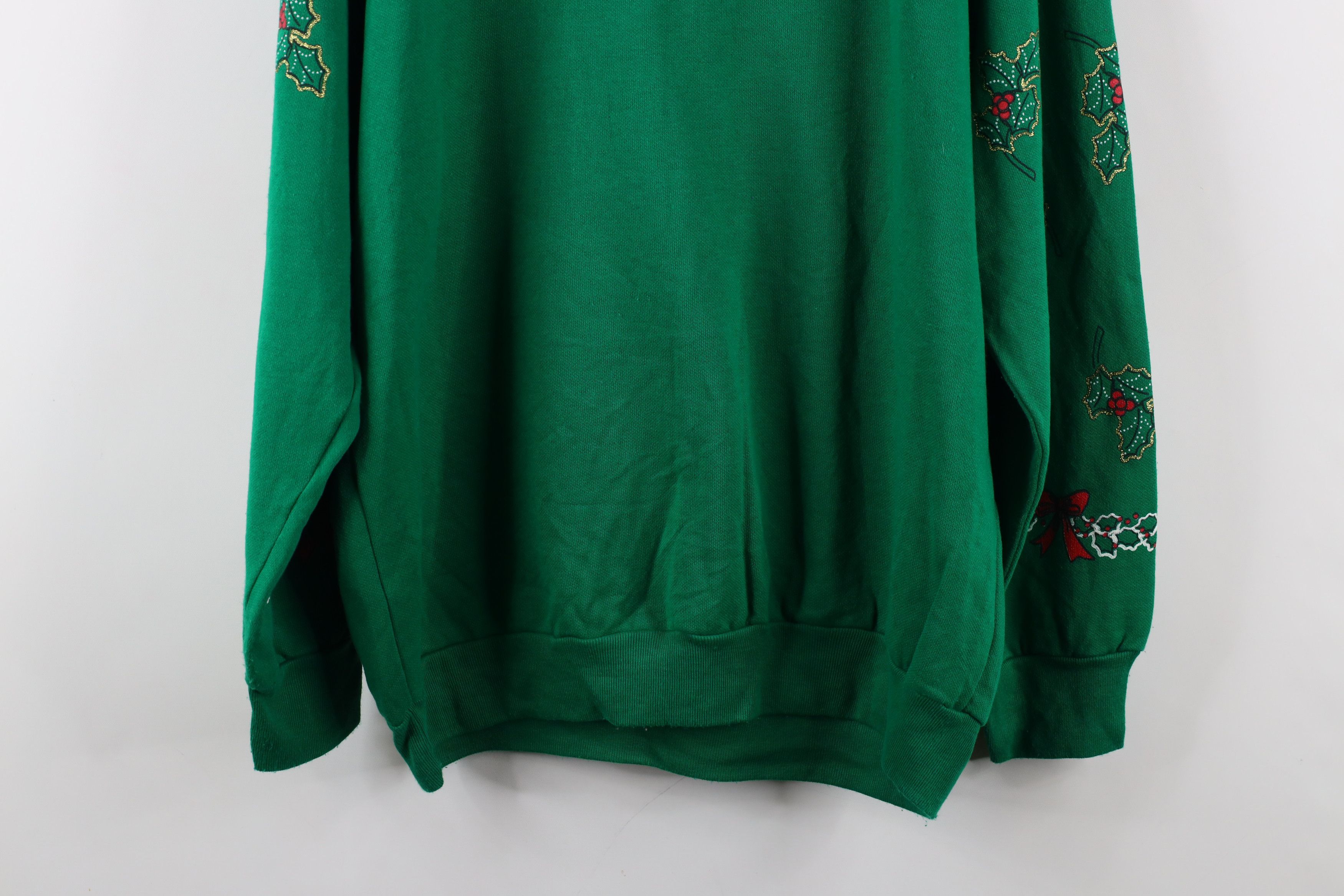 Vintage Vintage 90s Streetwear Santa Claus All Over Print Sweatshirt Size XL / US 12-14 / IT 48-50 - 14 Thumbnail