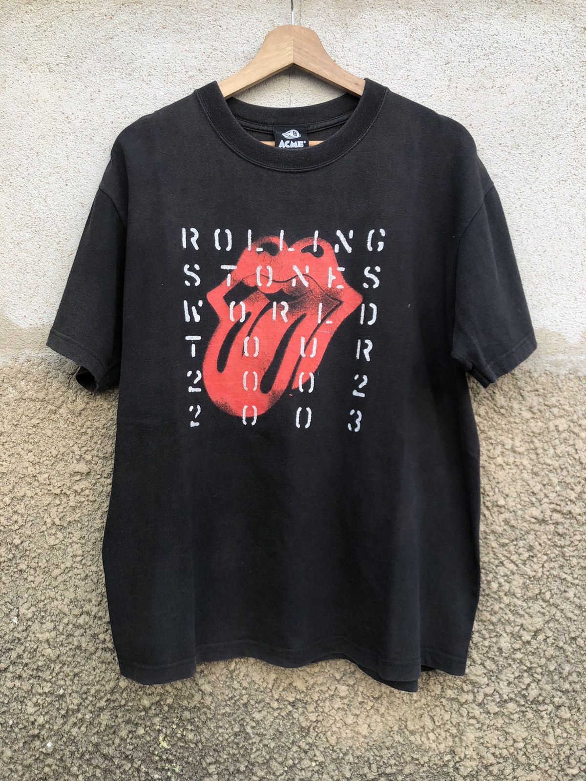 Band Tees × The Rolling Stones × Vintage 2002👅 Vintage Rolling Stones World Tour Tshirt Size US L / EU 52-54 / 3 - 2 Thumbnail