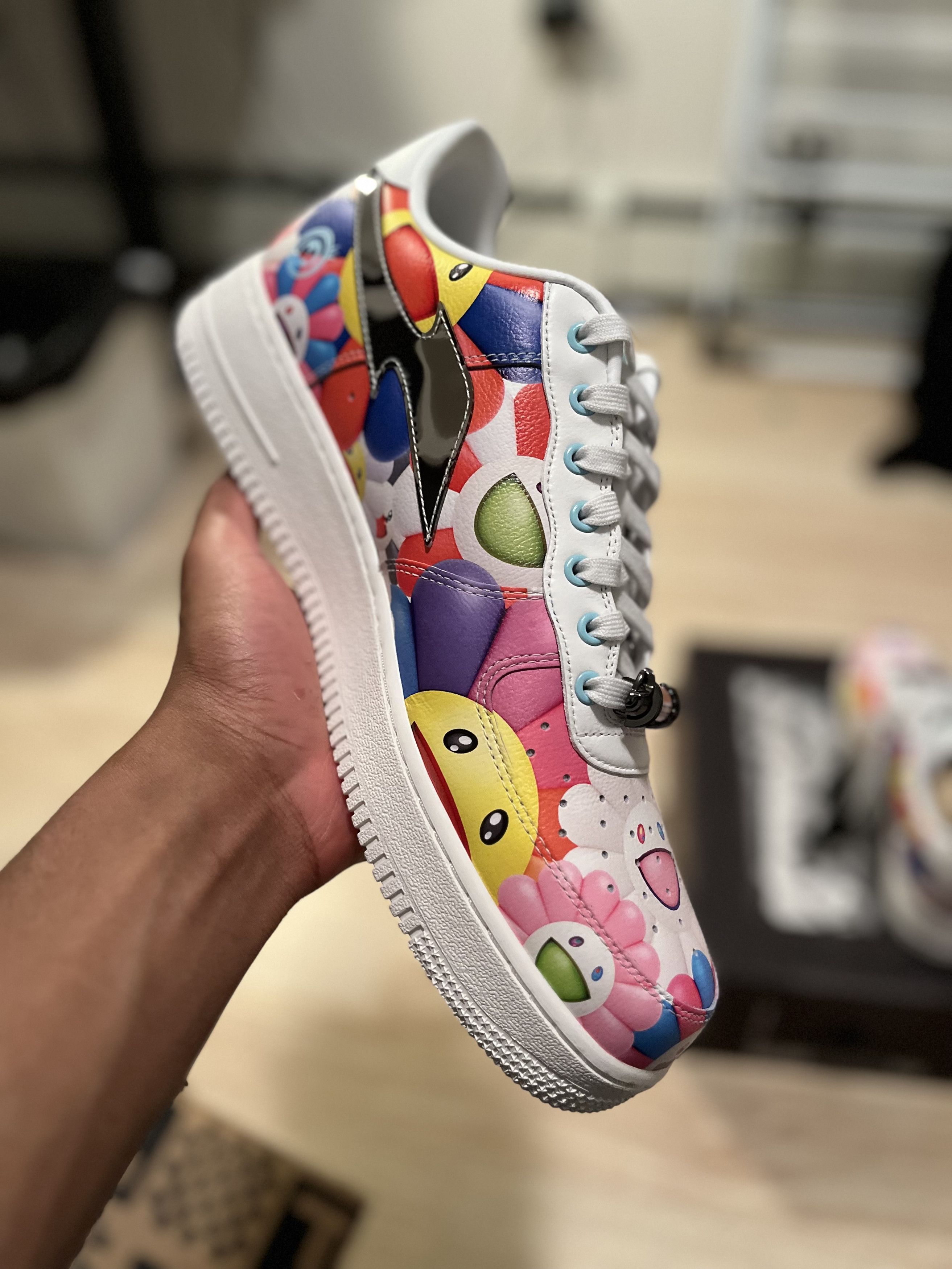 Nike × Takashi Murakami RTFKT x Nike Air Force 1 - Murakami Drip 