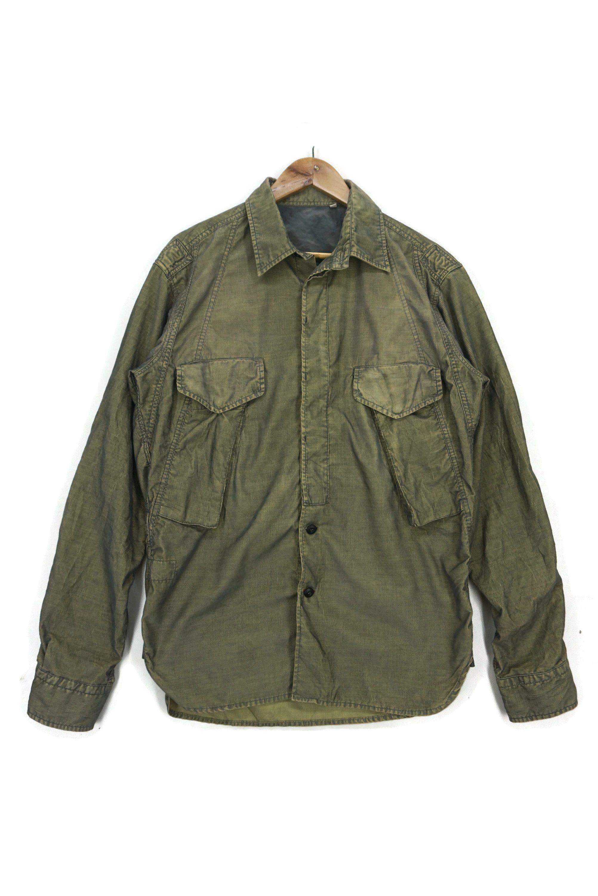 Mason's Iridescent Shirt Patchwork Twill Fabric Made in Italy Size US L / EU 52-54 / 3 - 1 Thumbnail