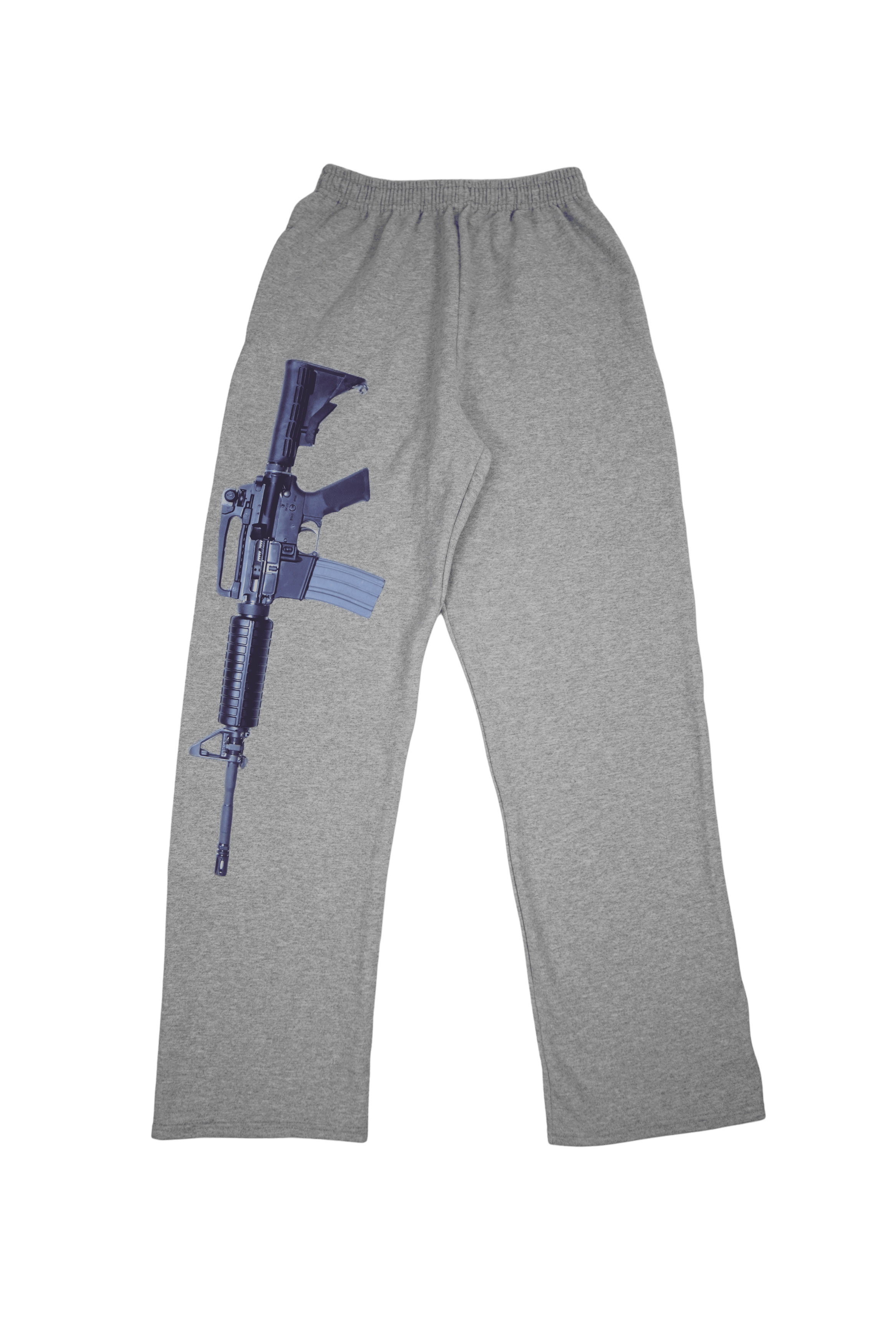Japanese Brand Grey M4A1 Sweatpants Size US 32 / EU 48 - 1 Thumbnail
