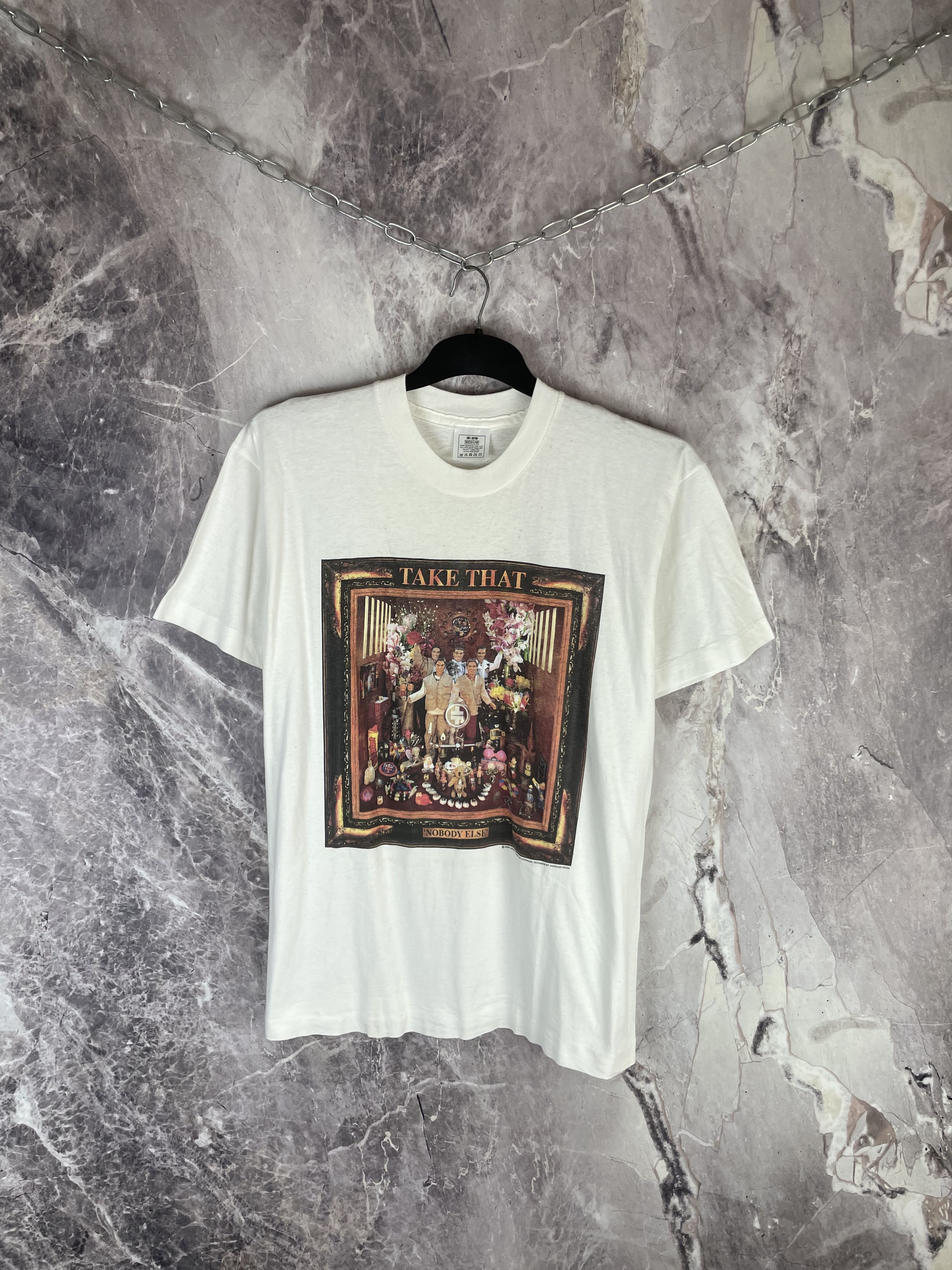 Band Tees Vintage 90’s Take That 1995 tour single stitch t-shirt Size US XL / EU 56 / 4 - 2 Thumbnail