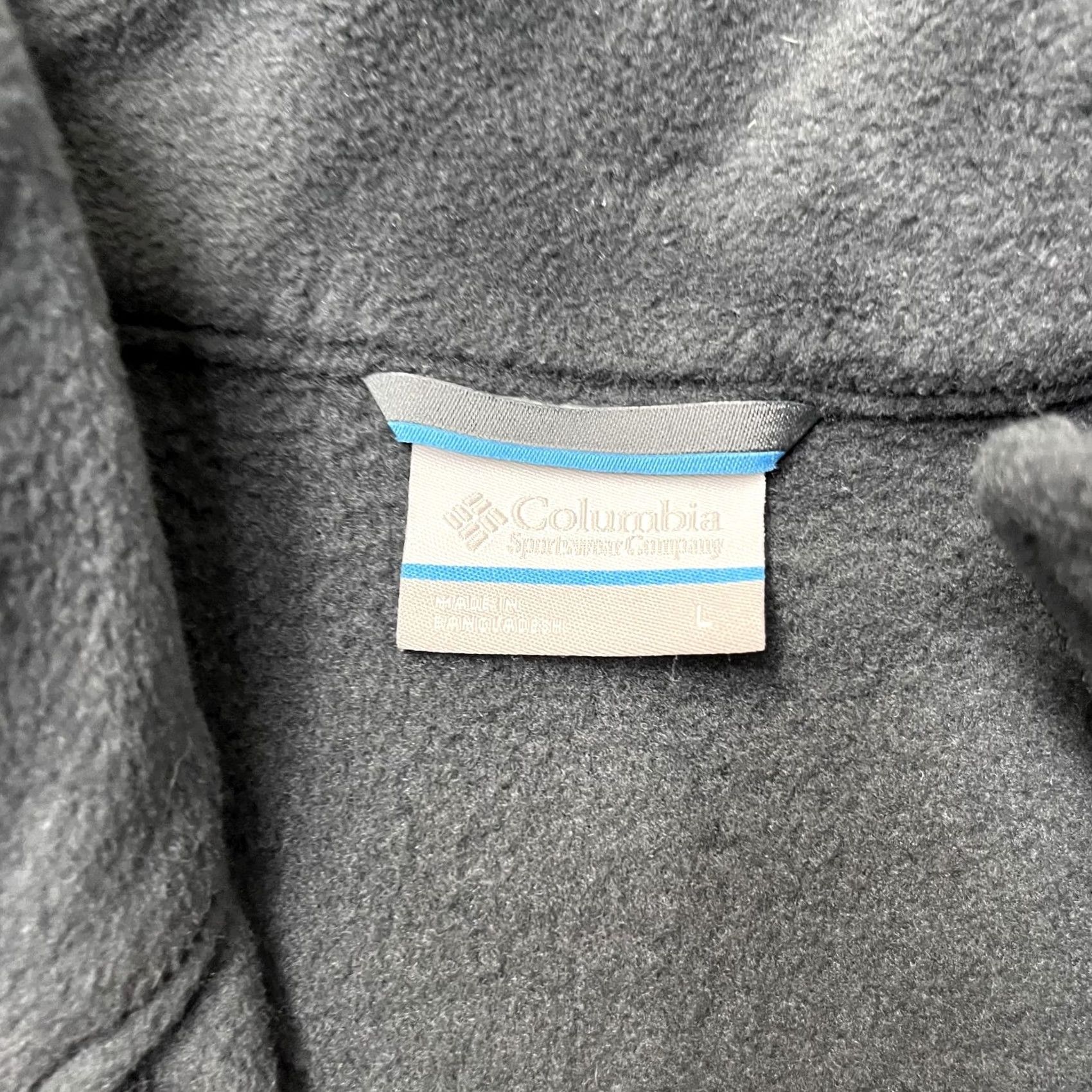 Vintage Columbia Womens Large Fleece Jacket Full Zip Pockets Outdoor Casual Gray Size L / US 10 / IT 46 - 3 Thumbnail