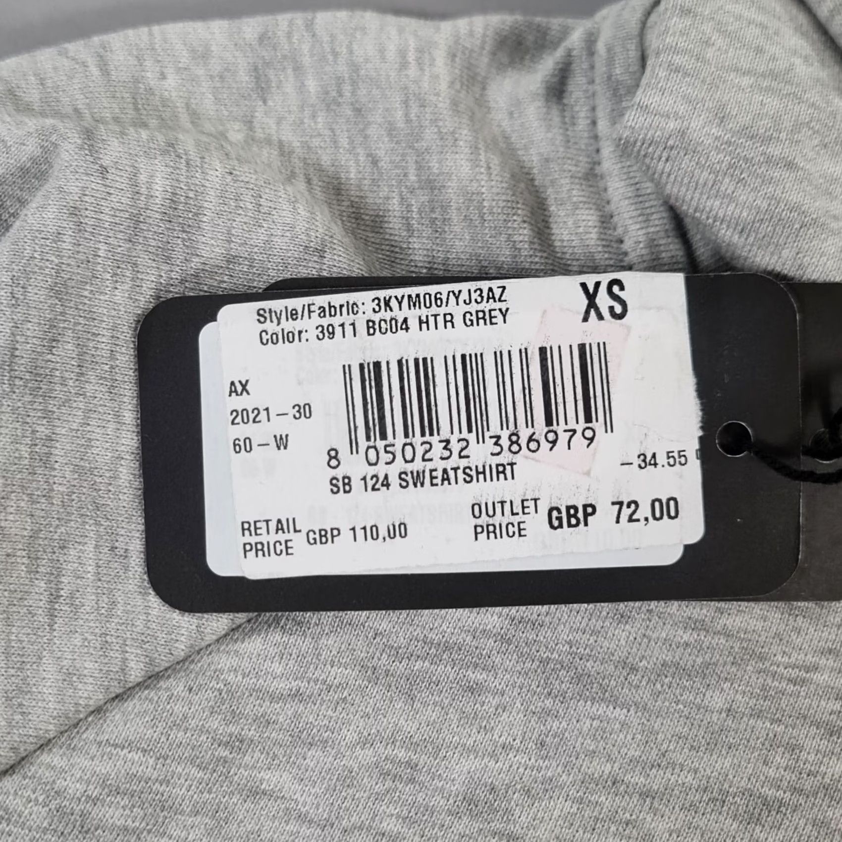 Armani Exchange Armani Exchange Womens Hoodie Grey XS Cotton Logo Pullover Sweatshirt Casual Modern City Logo Womens XS Grey Cotton Logo Pullover Hoodie Size XS / US 0-2 / IT 36-38 - 4 Thumbnail